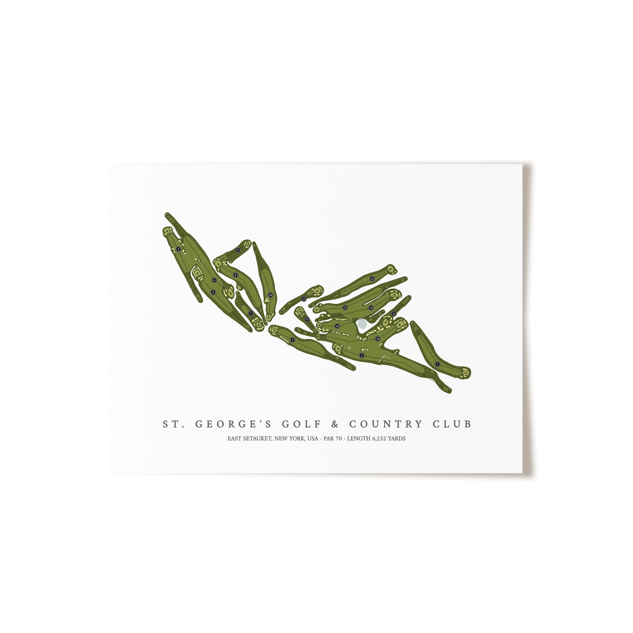 St George's Golf & Country Club | Golf Course Print | Unframed