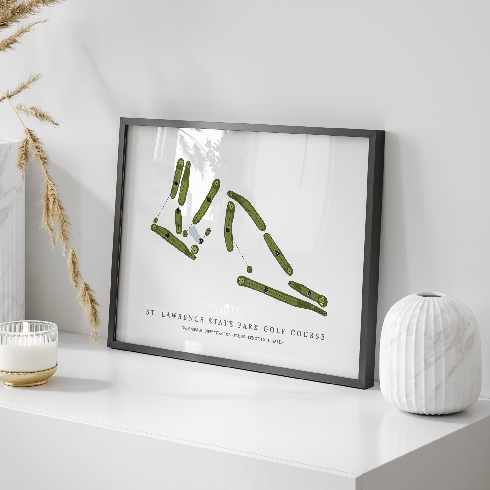 St Lawrence State Park Golf Course | Golf Course Map | On Table