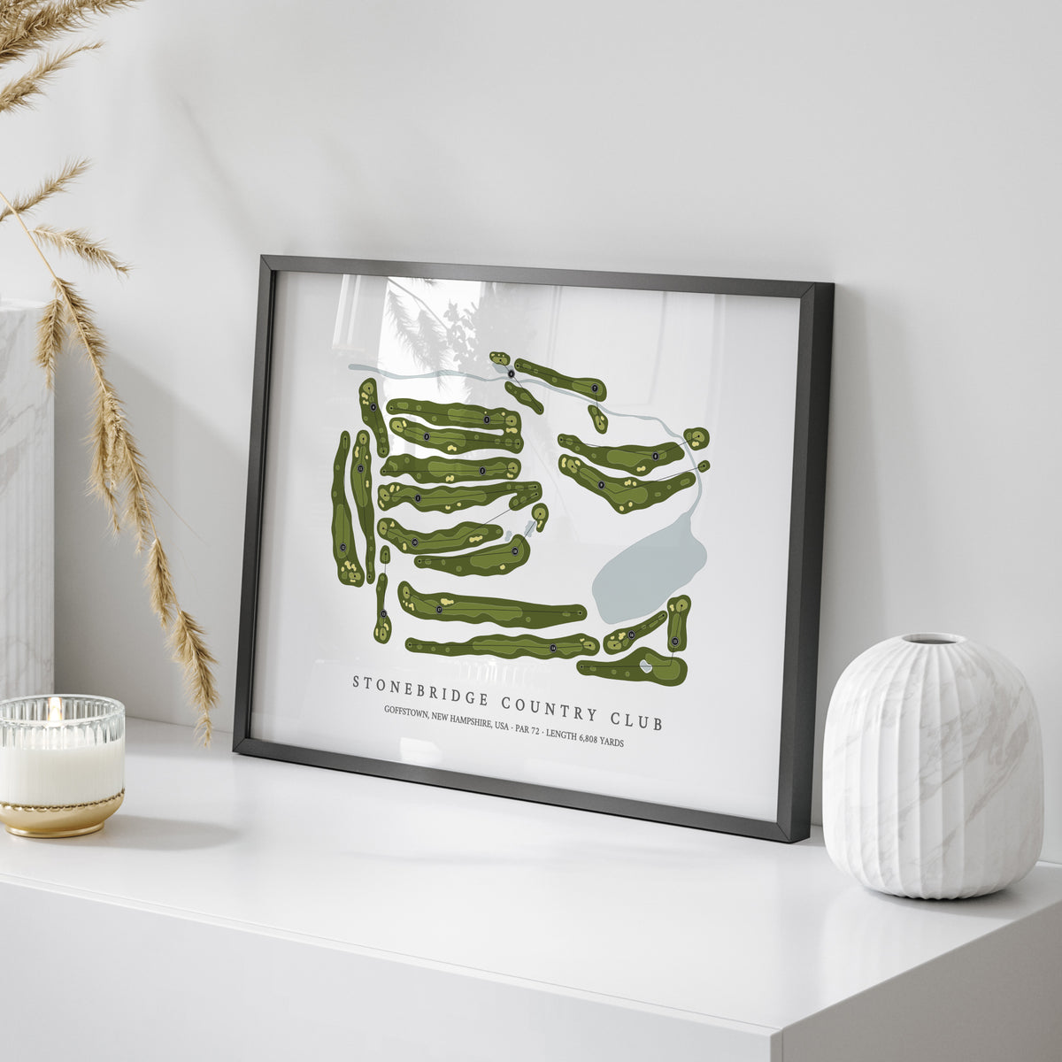 Stonebridge Country Club | Golf Course Map | On Table