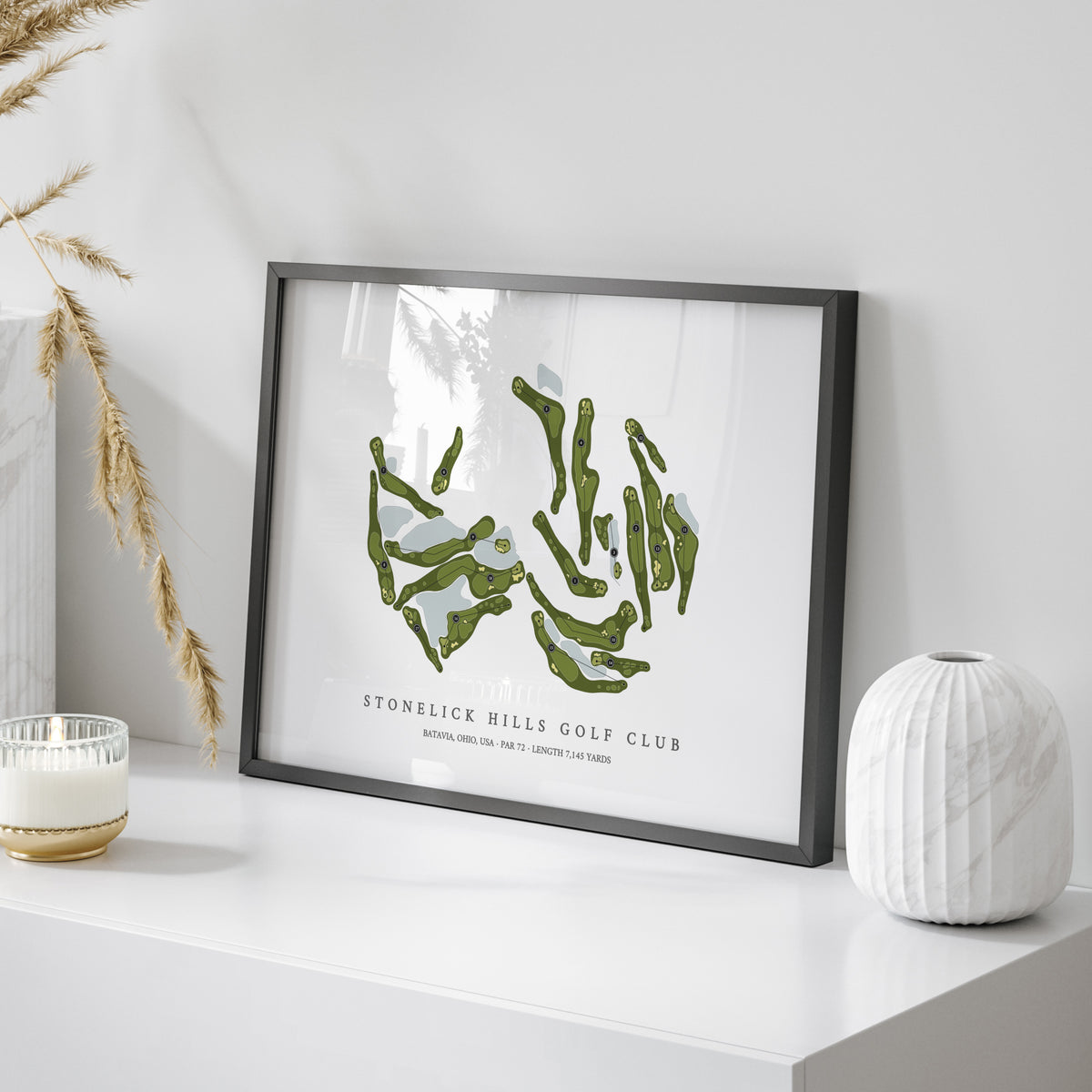Stonelick Hills Golf Club | Golf Course Map | On Table