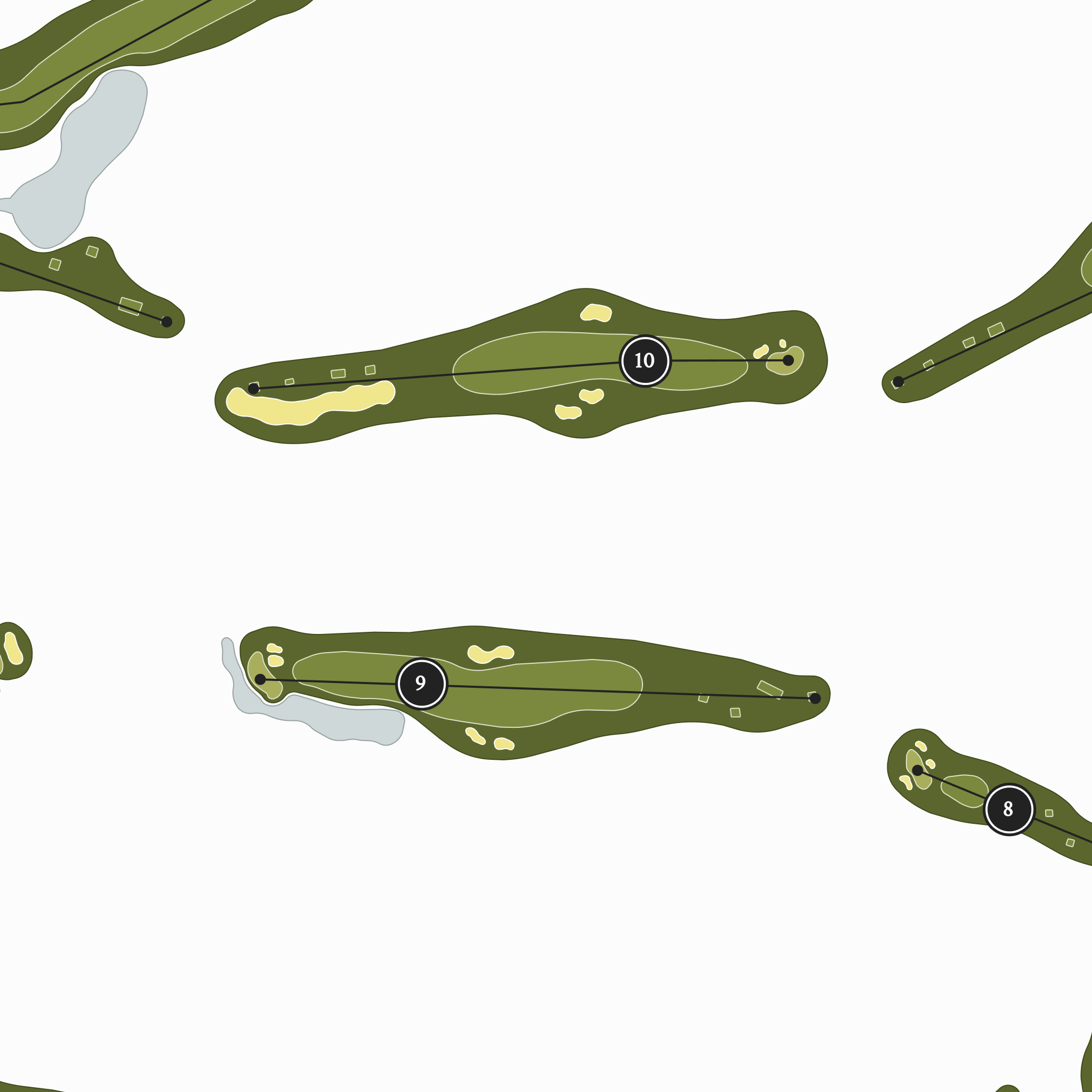 Sun Lakes Country Club | Golf Course Map | Close Up