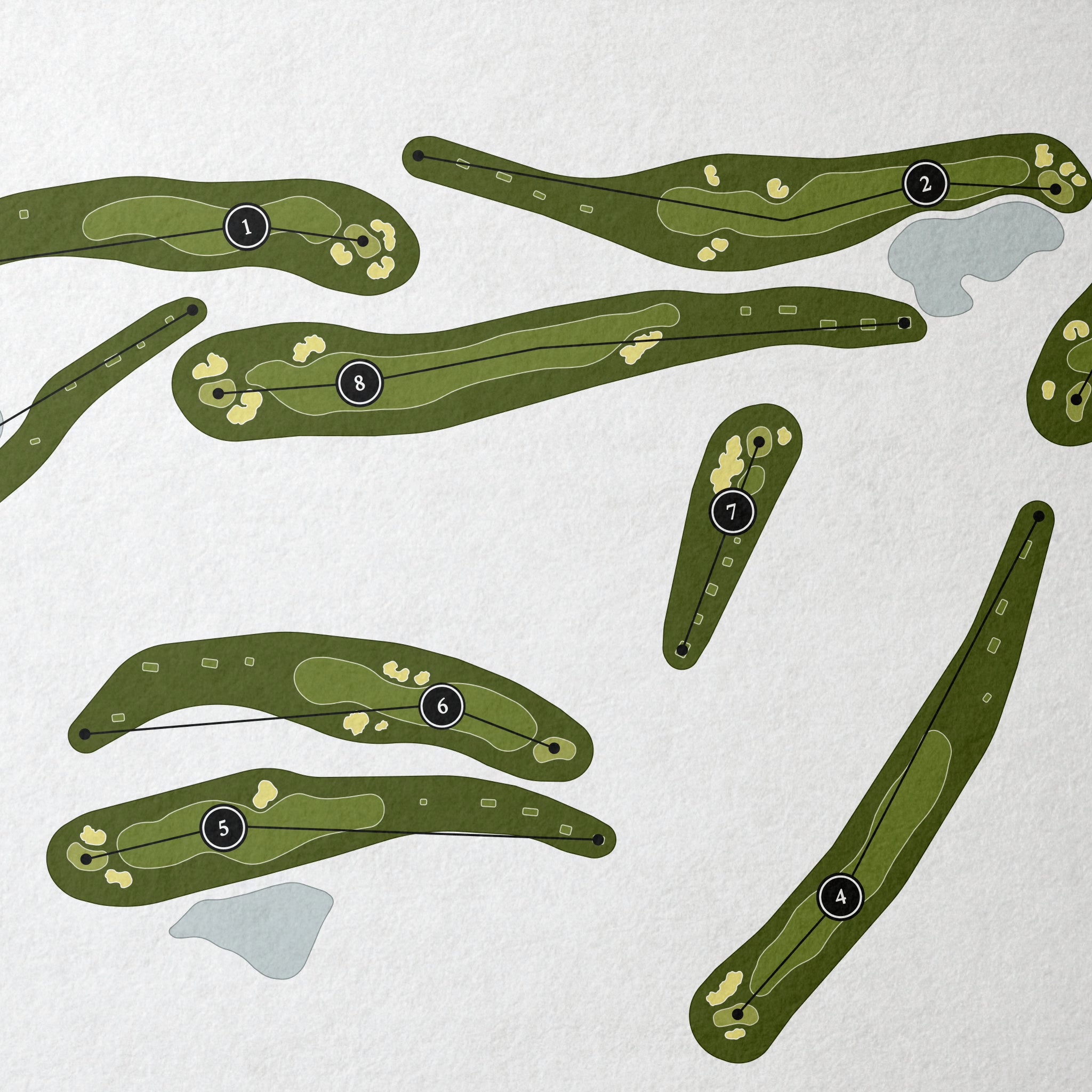 Suncadia Resort | Golf Course Print | Close+Up