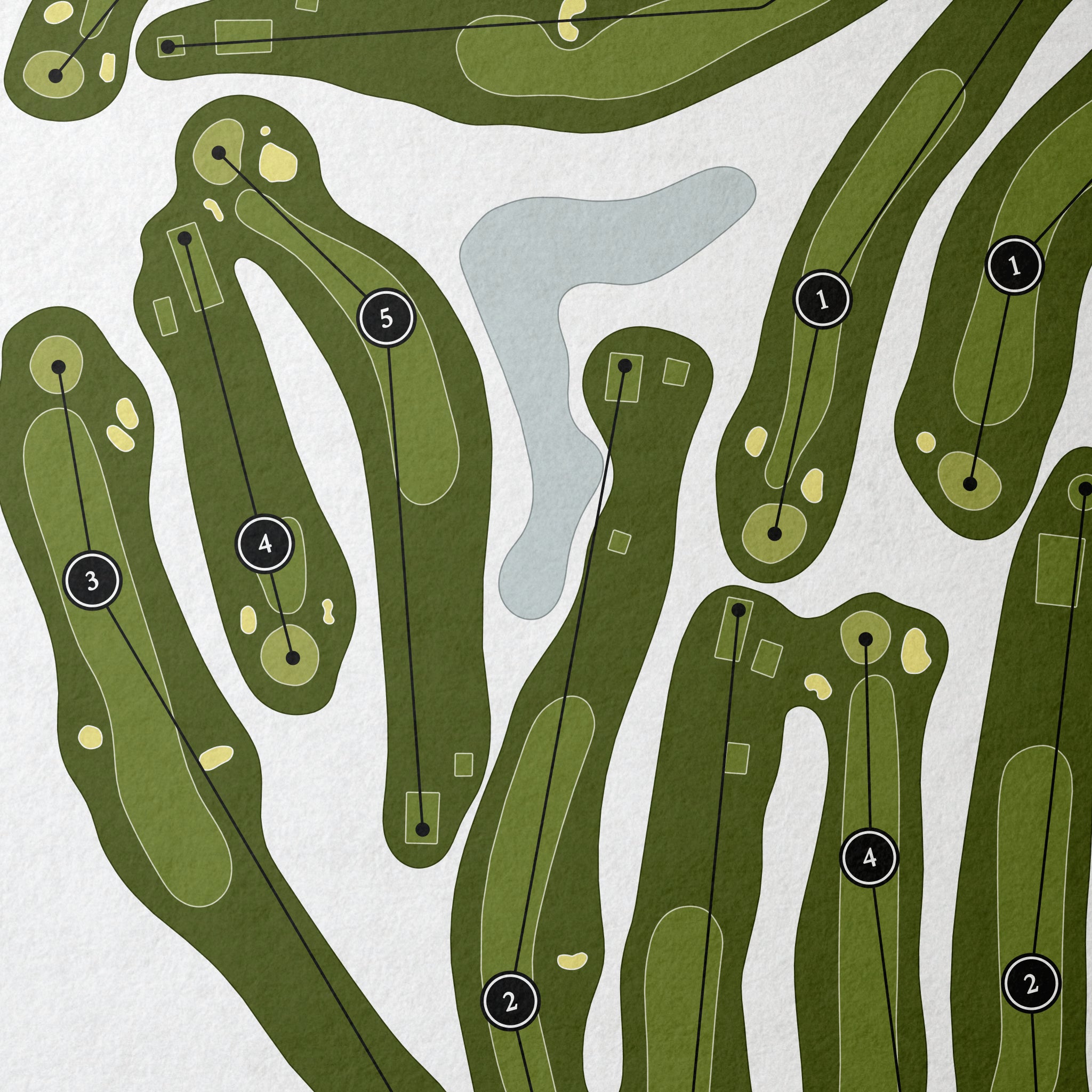 Sunken Meadow State Park Golf Course | Golf Course Map | Close Up