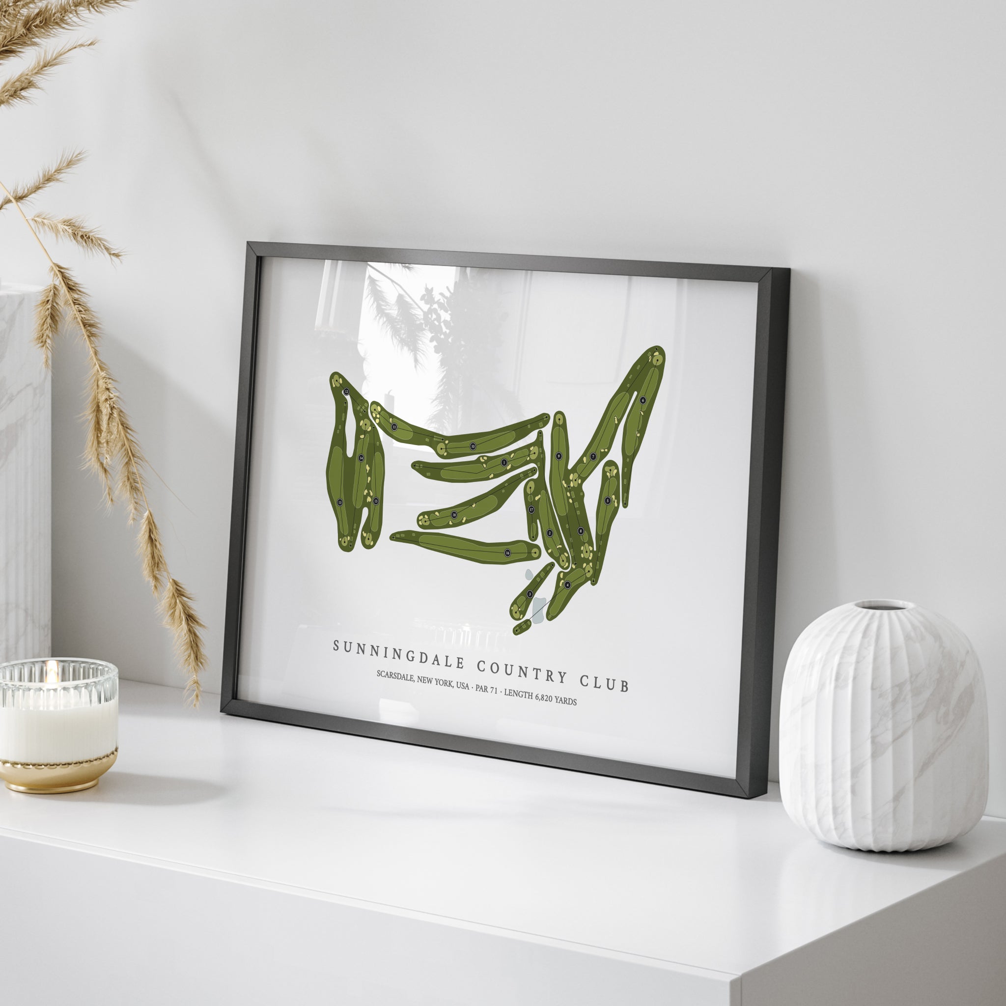 Sunningdale Country Club | Golf Course Map | On Table