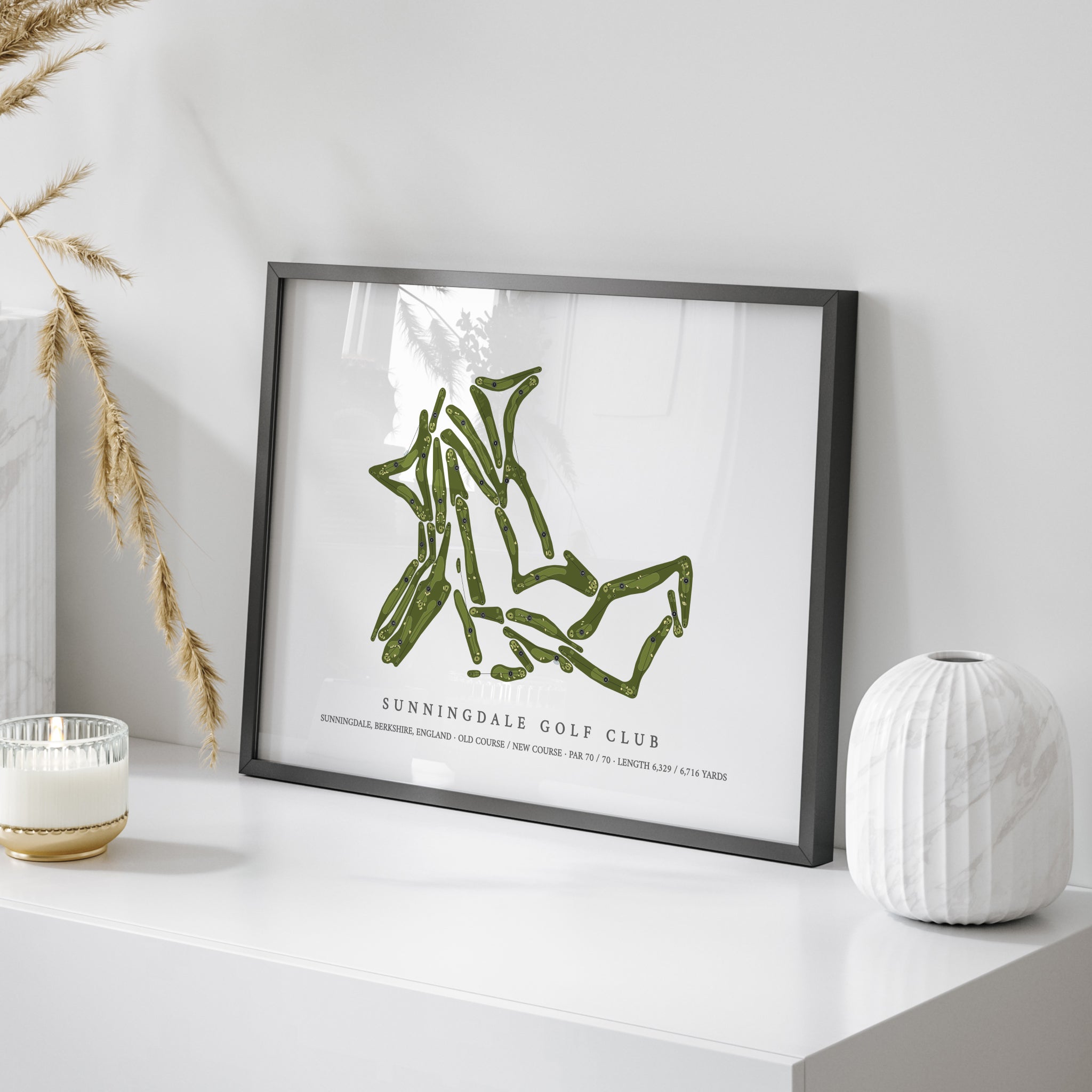 Sunningdale Golf Club | Golf Course Map | On+Table