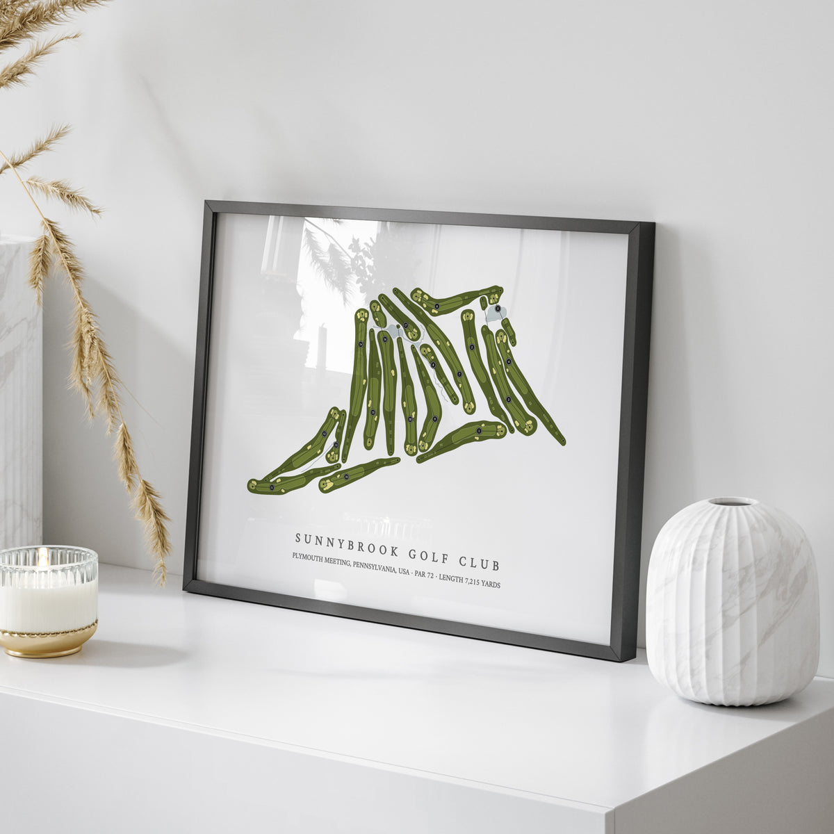 Sunnybrook Golf Club | Golf Course Map | On Table