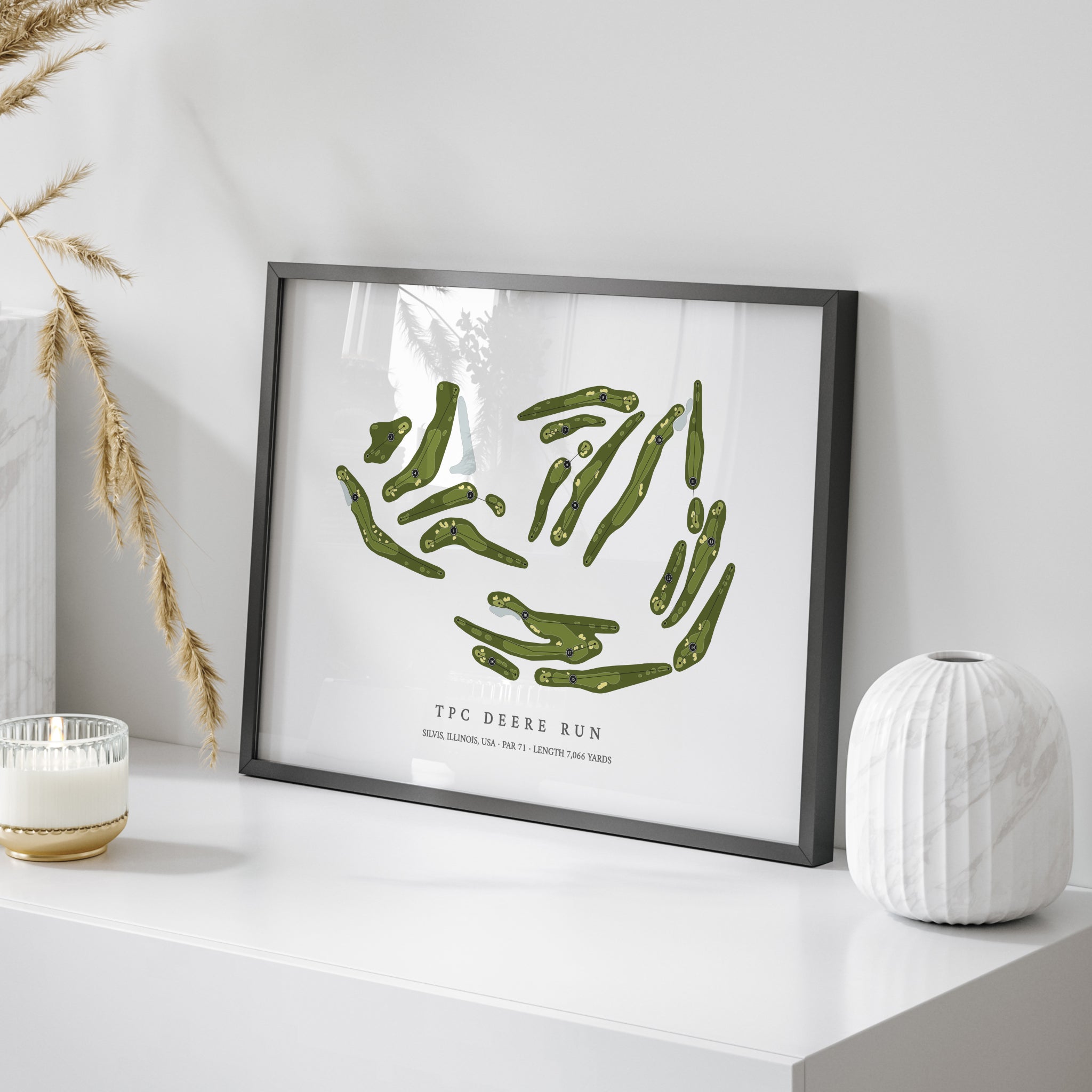 TPC Deere Run | Golf Course Map | On+Table