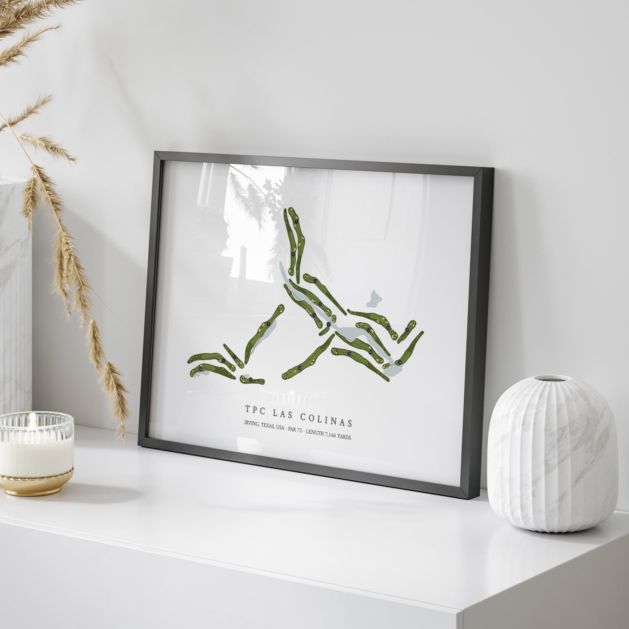 TPC Las Colinas | Golf Course Map | On Table