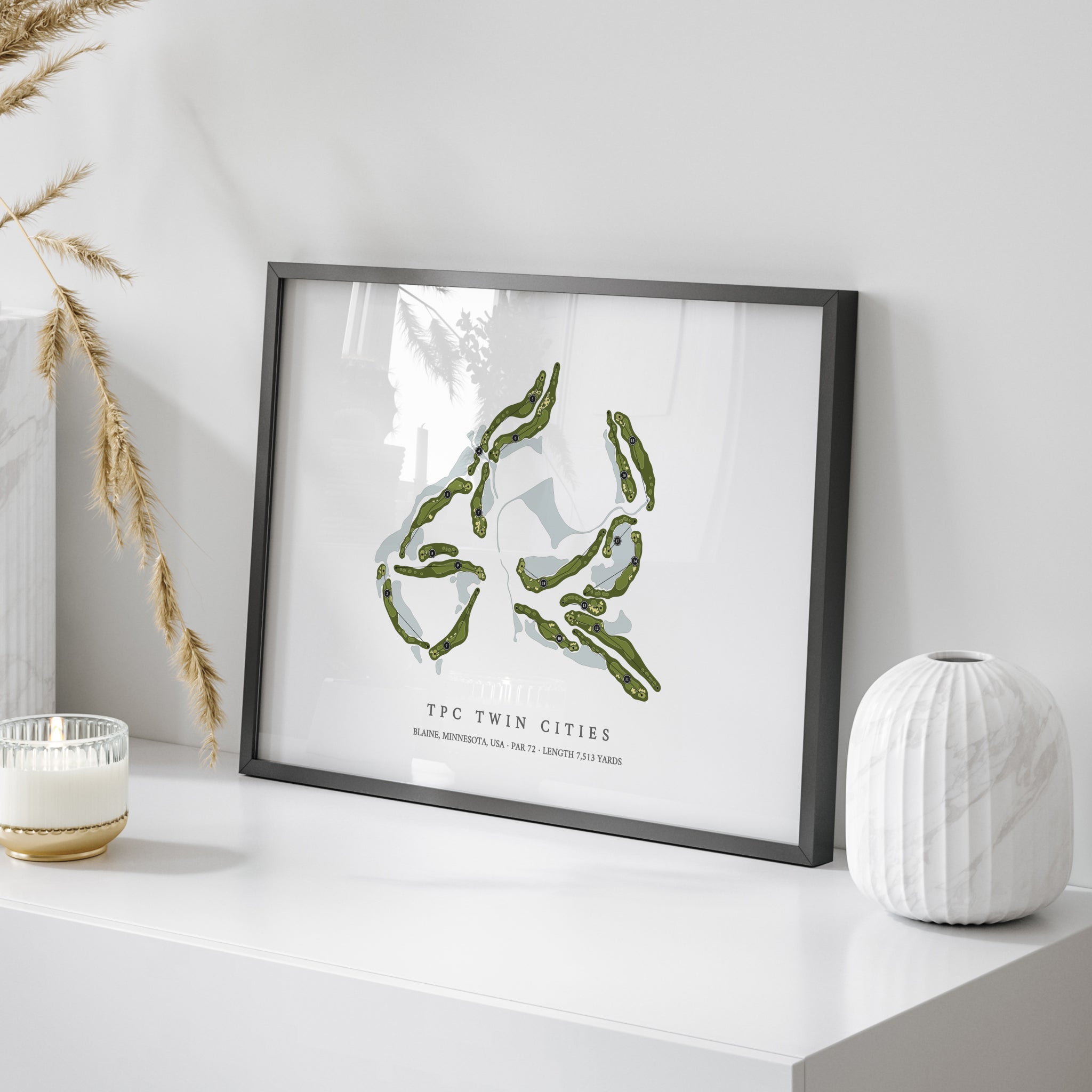 TPC Twin Cities | Golf Course Map | On Table