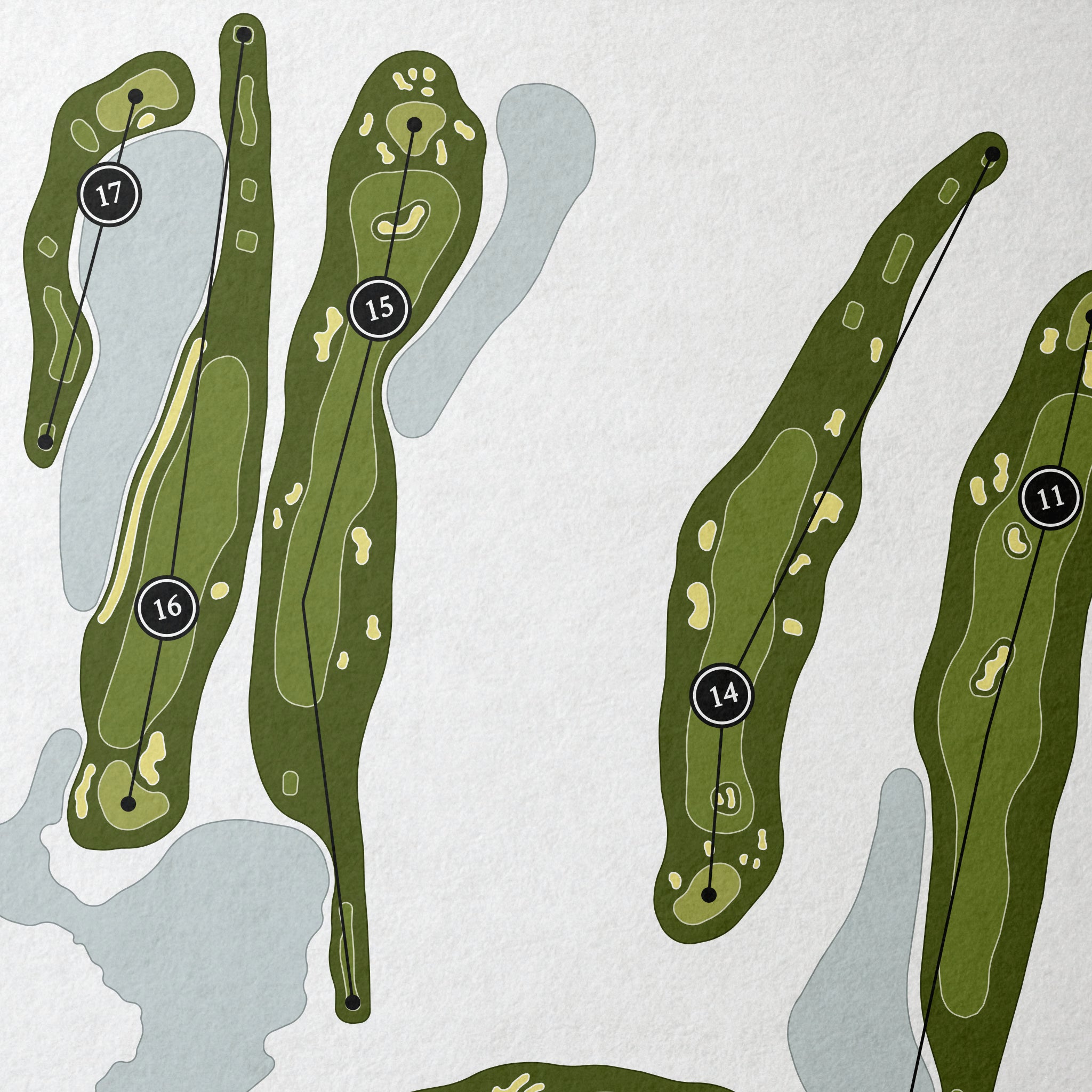 Talis Park Golf Club | Golf Course Map | Close Up