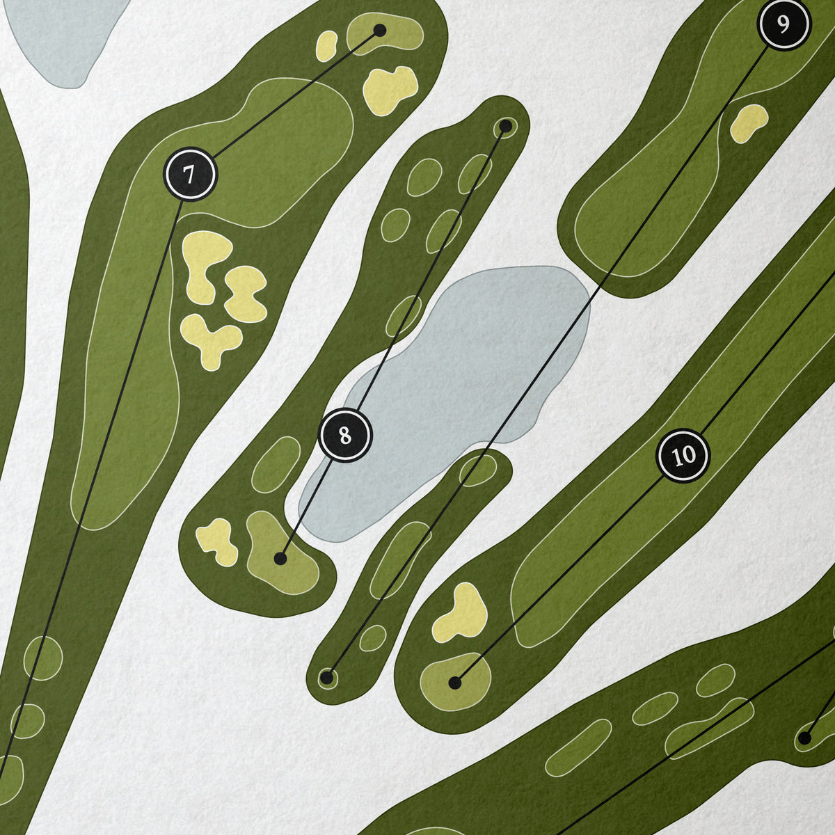 Tam O'Shanter Country Club | Golf Course Map | Close Up