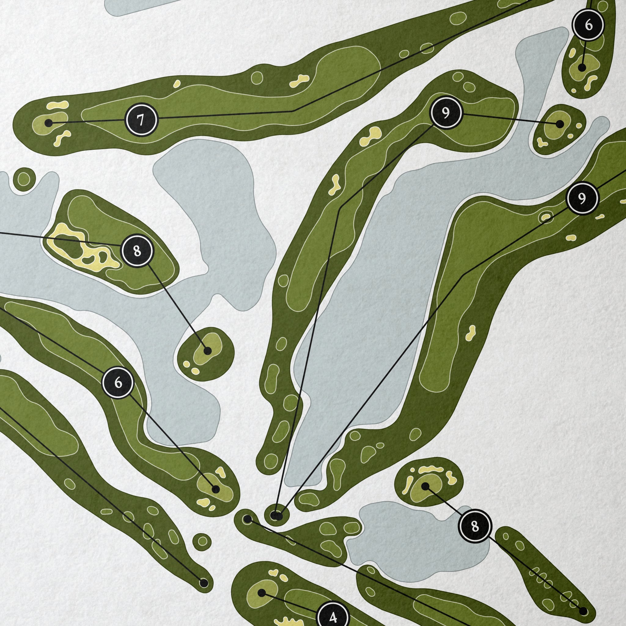 Tapawingo National Golf Club | Golf Course Map | Close Up