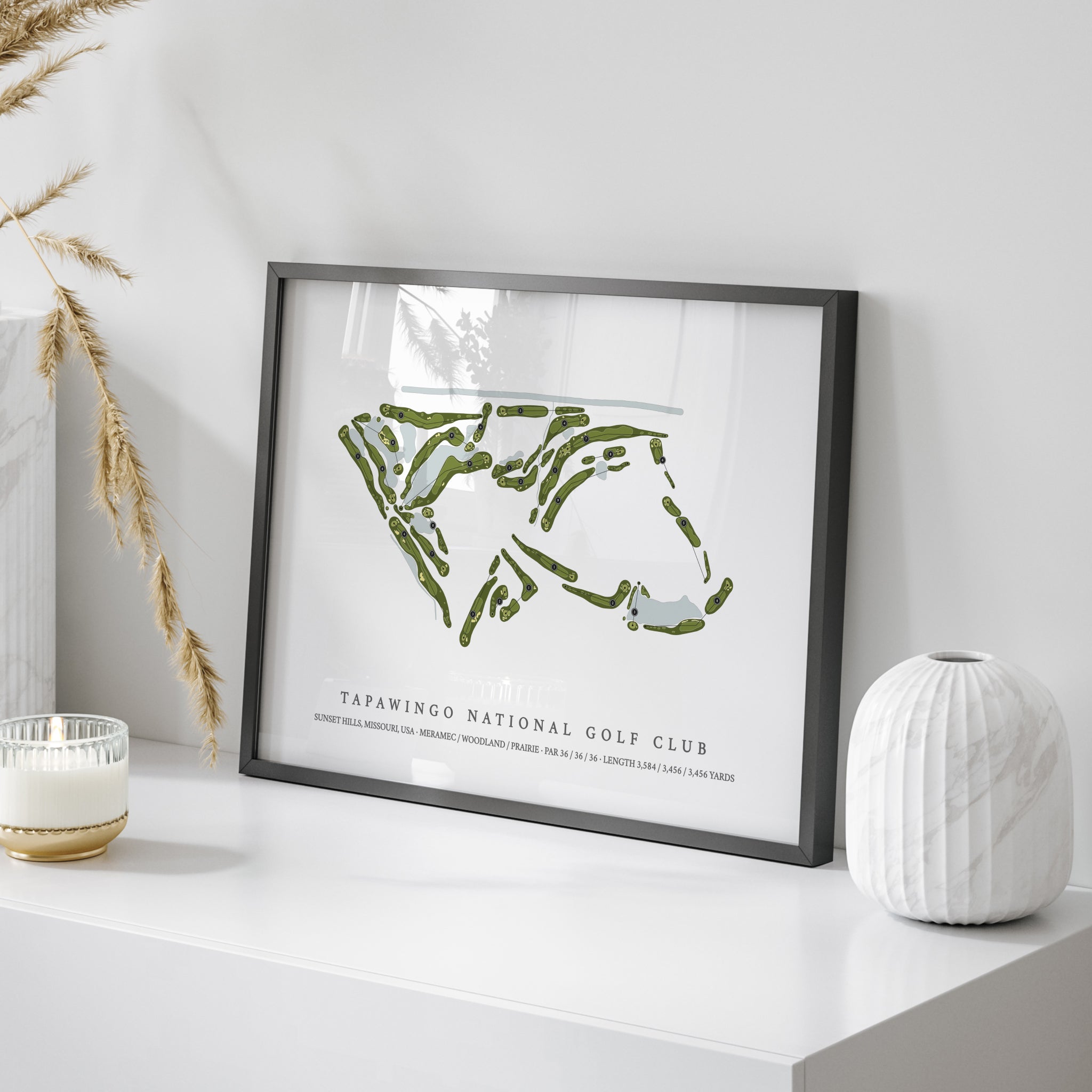 Tapawingo National Golf Club | Golf Course Map | On Table