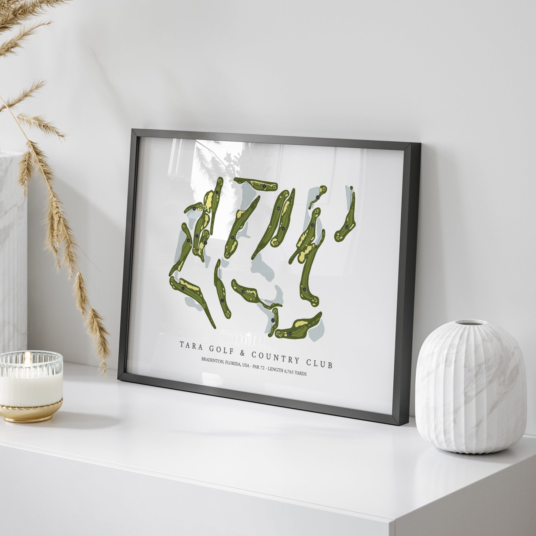 Tara Golf & Country Club | Golf Course Print | On+Table
