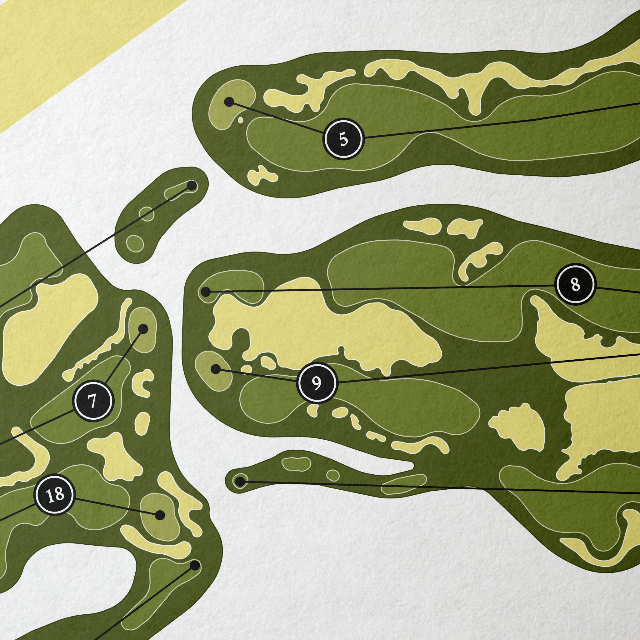 Tara Iti Golf Club | Golf Course Map | Close+Up