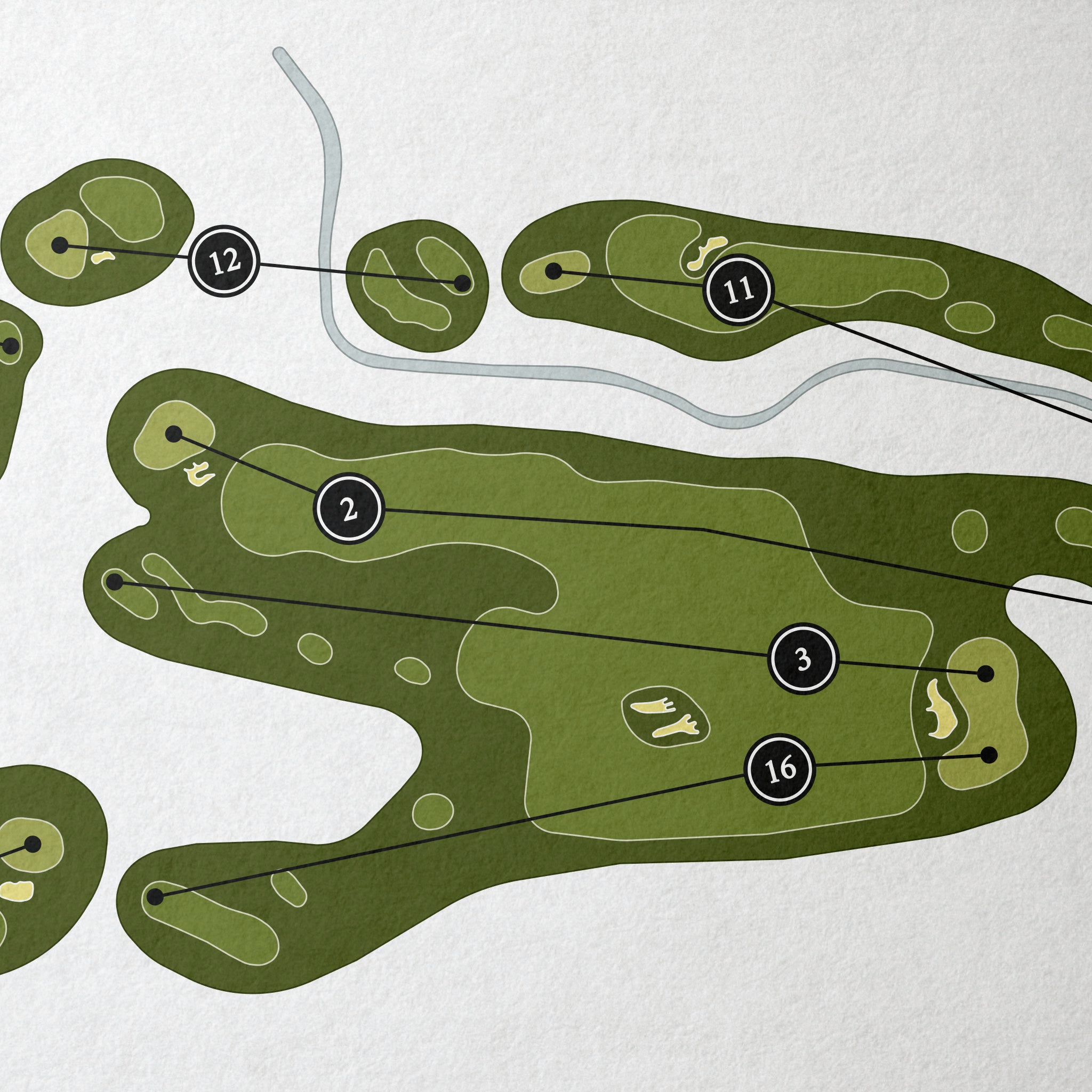 Tatanka Golf Club | Golf Course Map | Close+Up