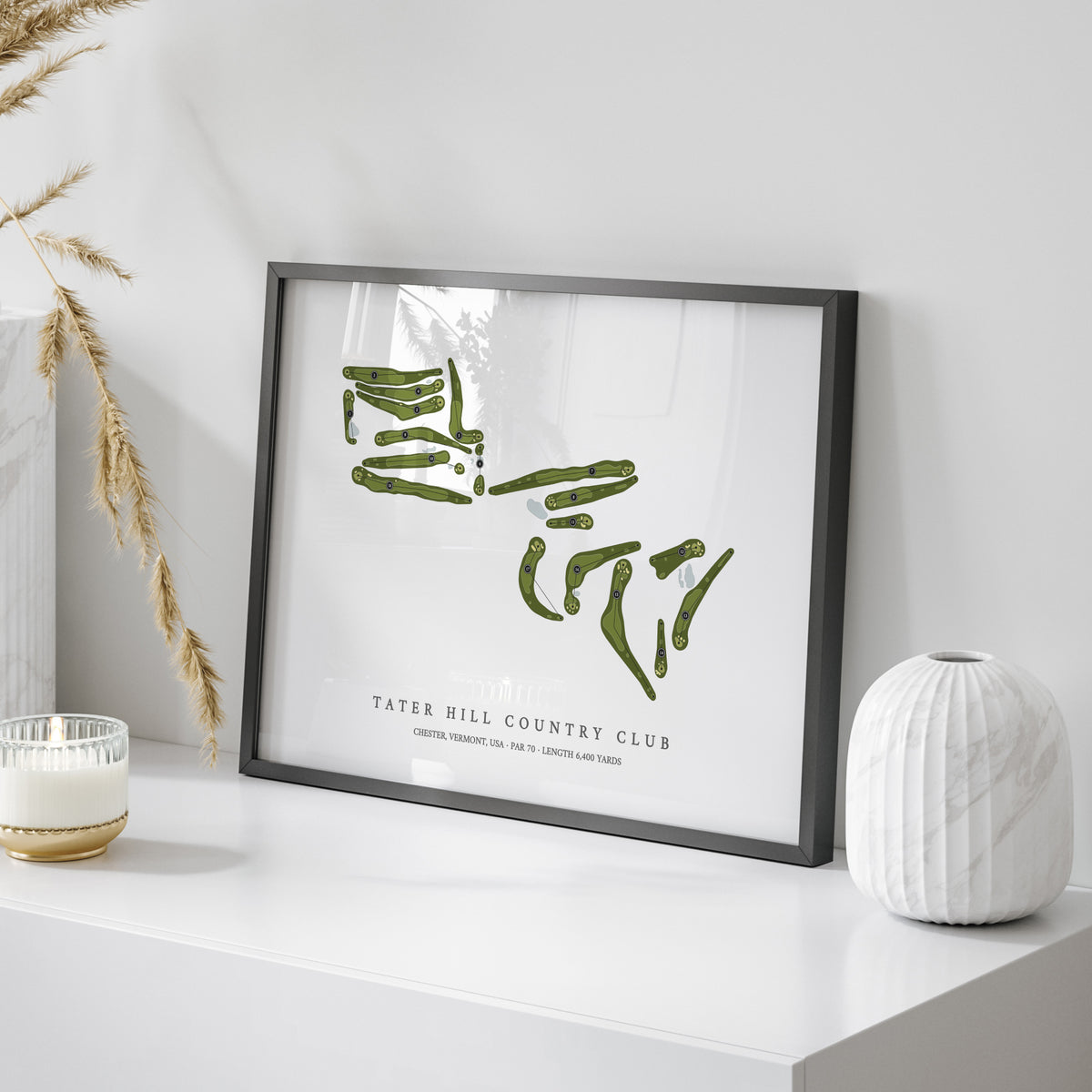 Tater Hill Country Club | Golf Course Map | On Table