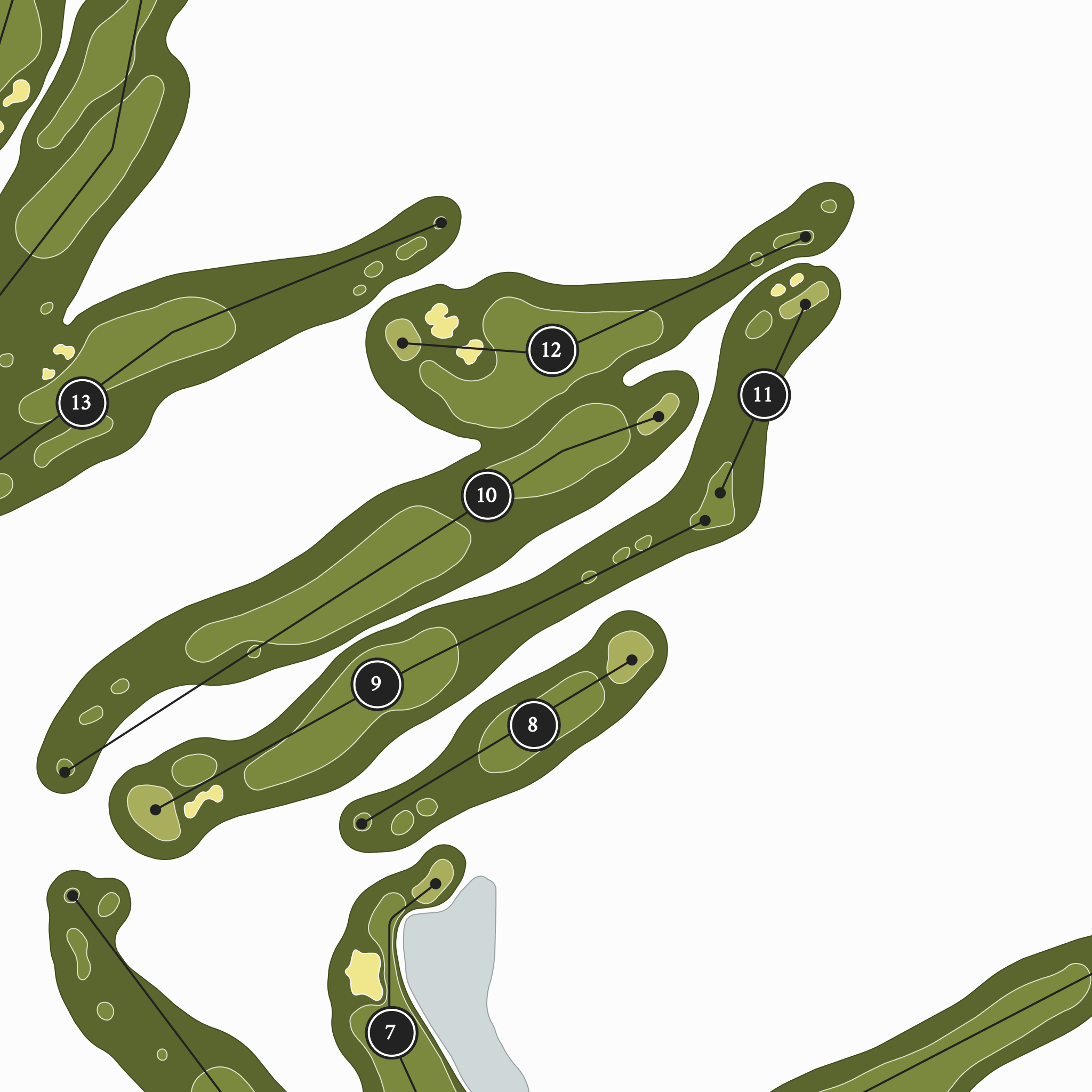 Tatum Ranch Golf Club | Golf Course Map | Close Up