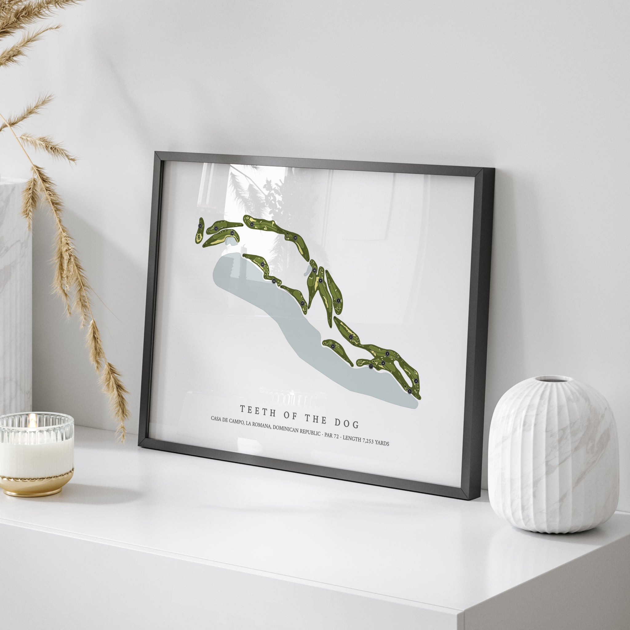 Teeth of the Dog | Golf Course Map | On+Table