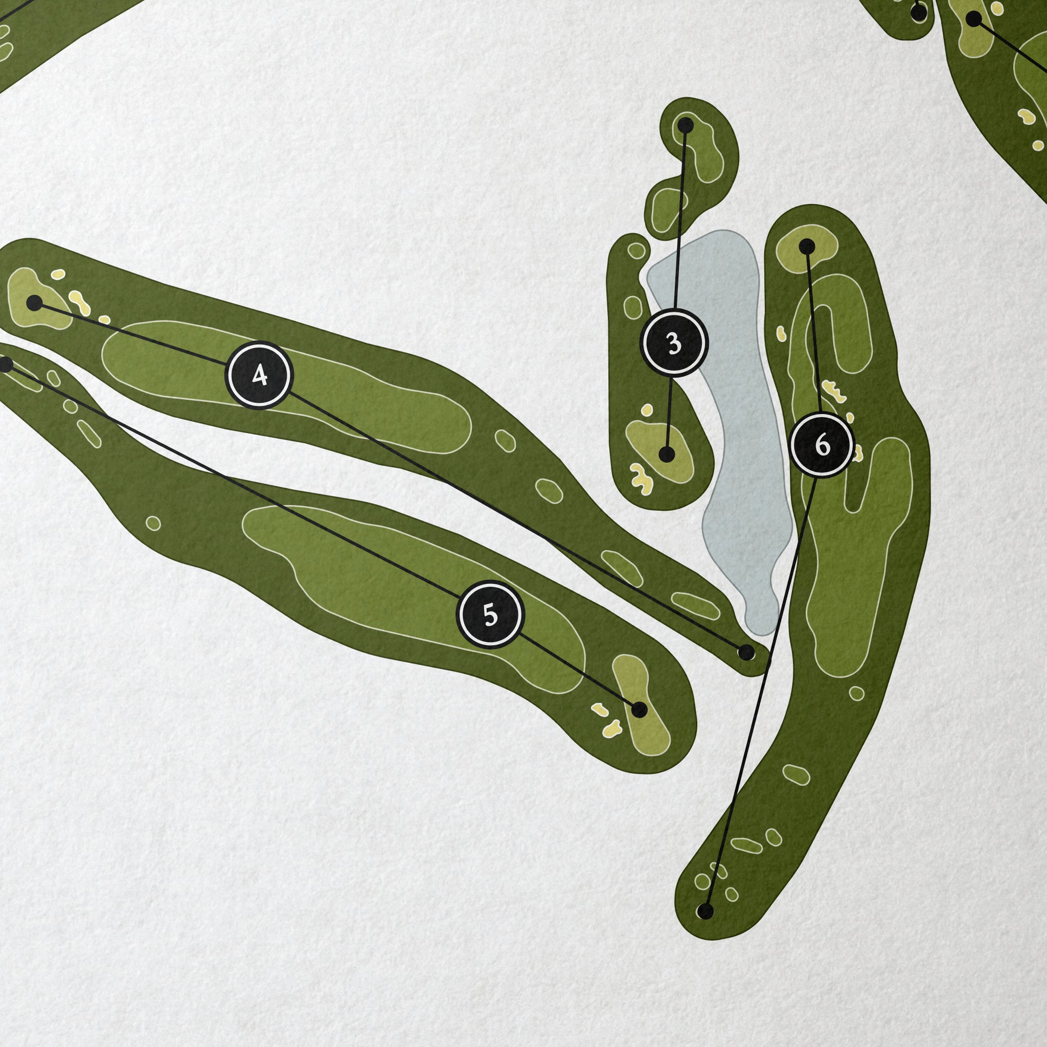 Tetherow Golf Club | Golf Course Map | Close Up