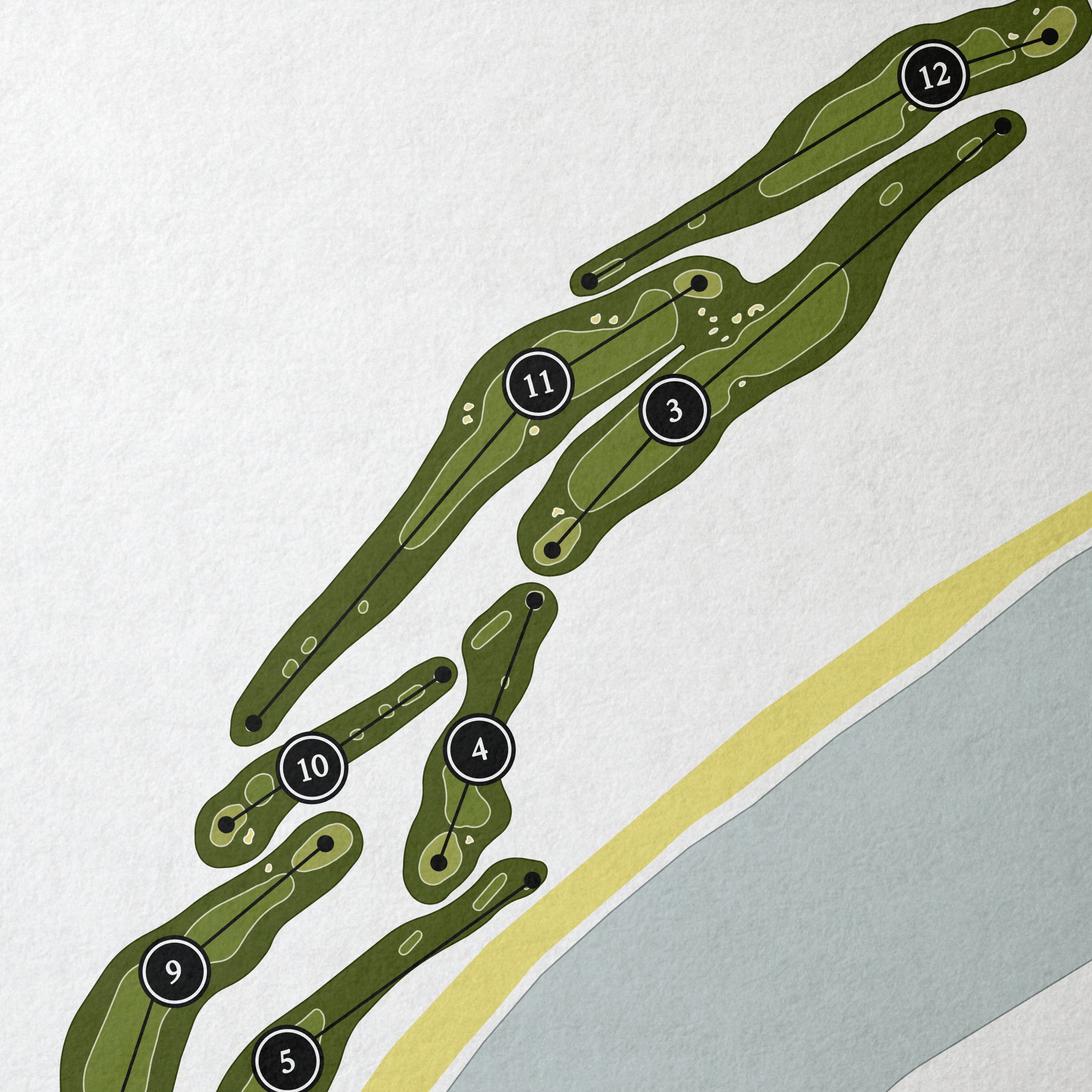 The Abaco Club on Winding Bay | Golf Course Print | Close+Up