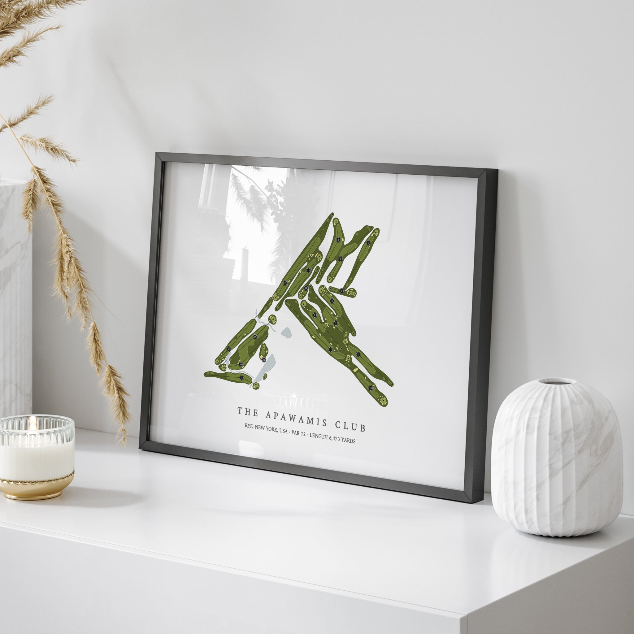 The Apawamis Club | Golf Course Map | On Table