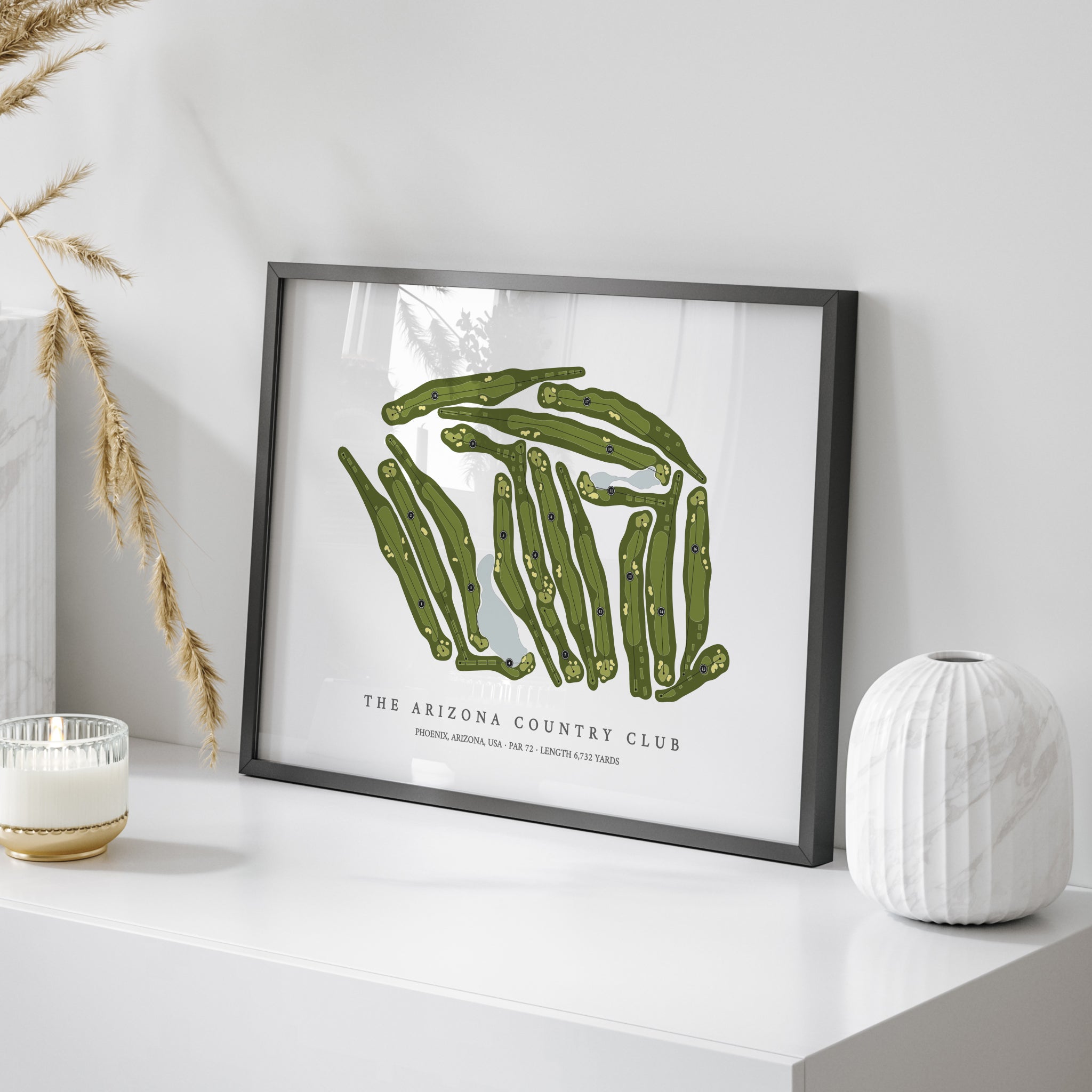 The Arizona Country Club | Golf Course Map | On Table
