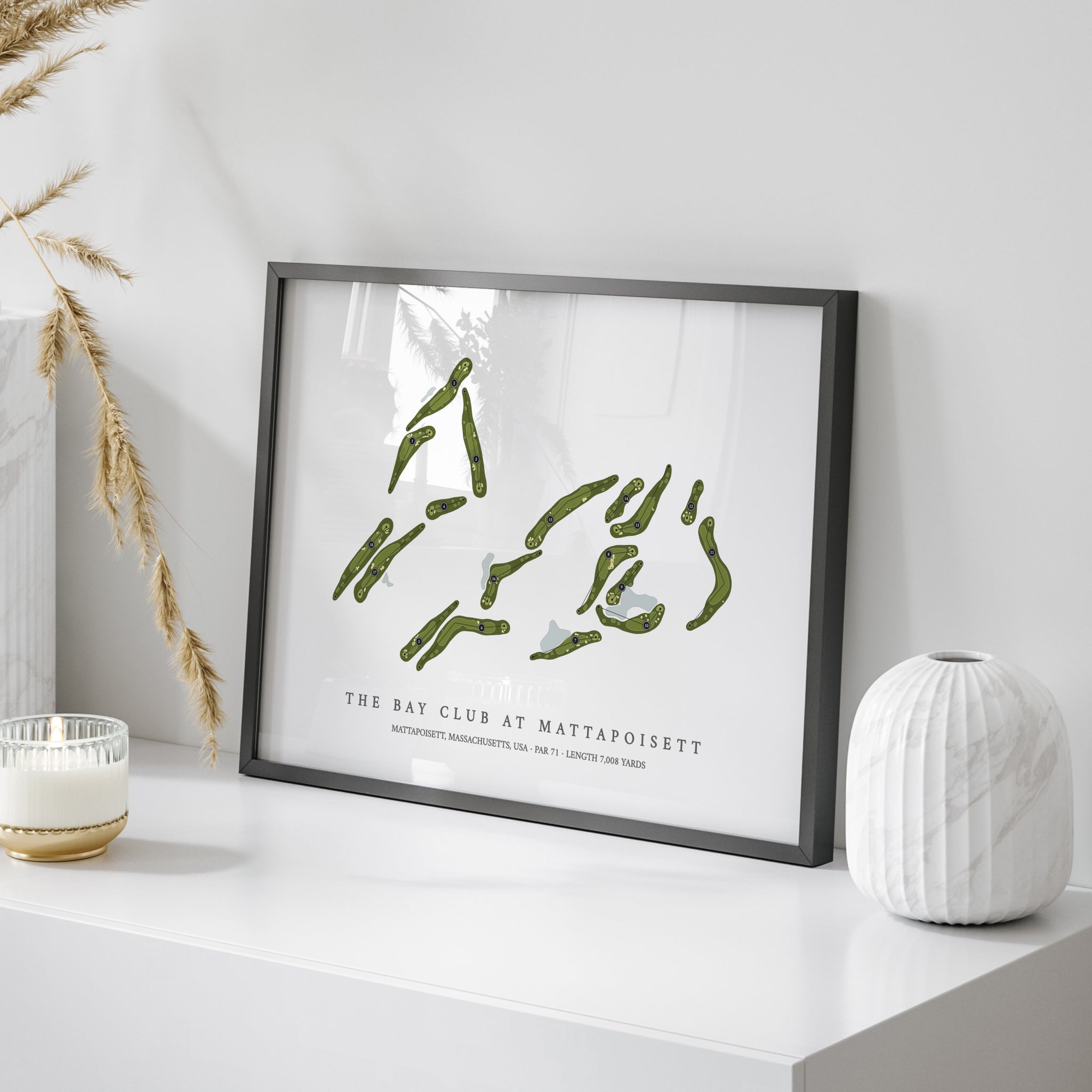 The Bay Club At Mattapoisett | Golf Course Map | On Table