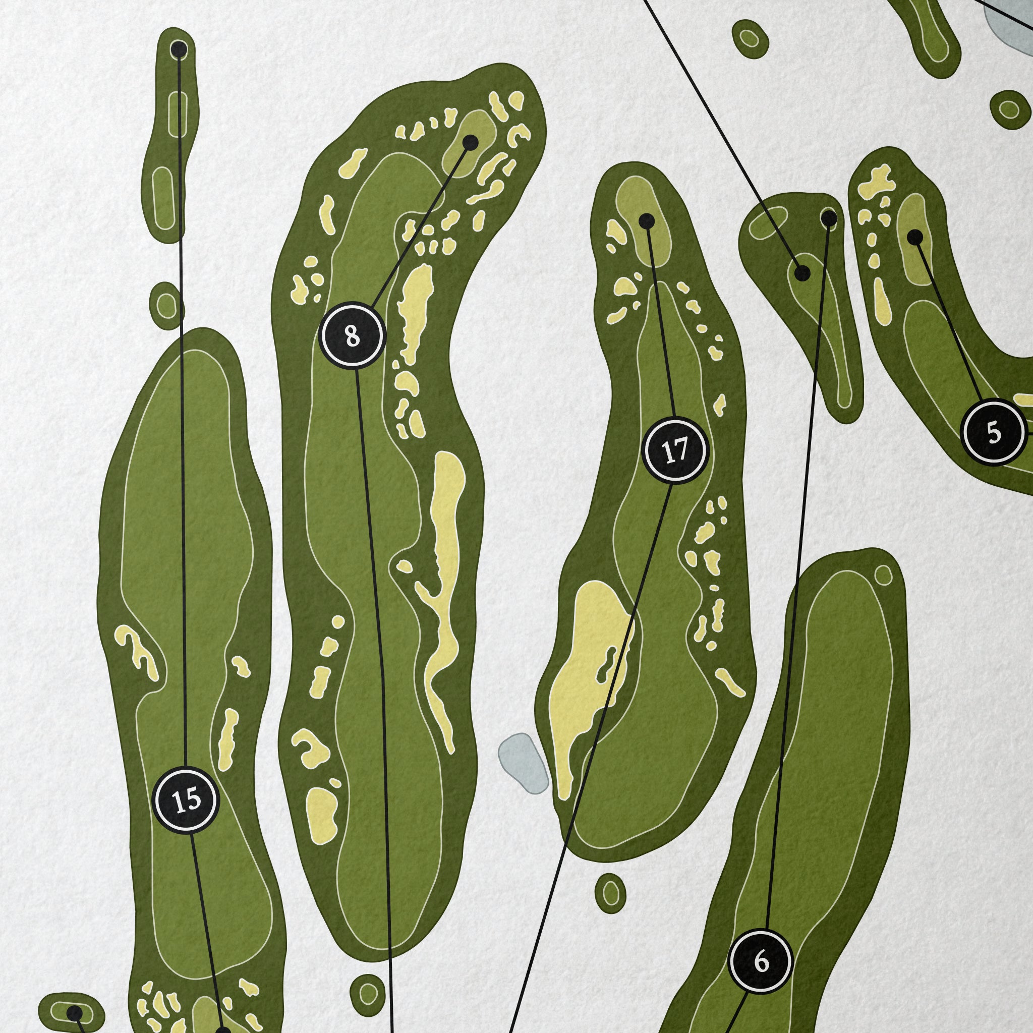 The Bear's Club | Golf Course Map | Close+Up