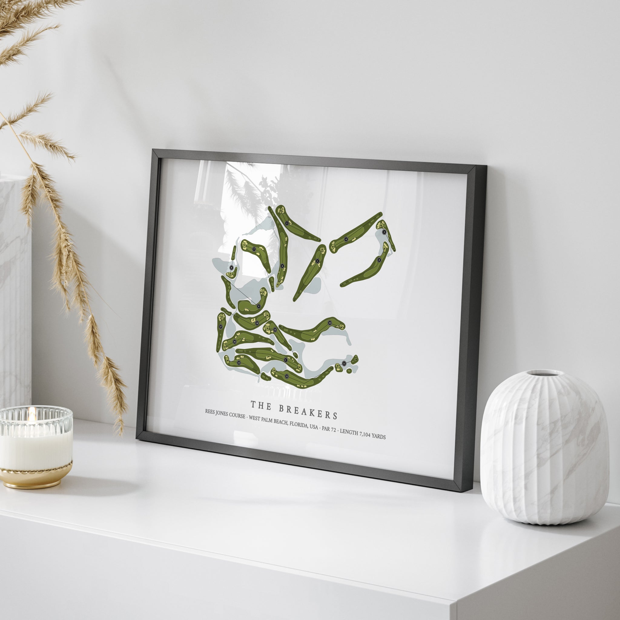 The Breakers - Rees Jones Course | Golf Course Map | On+Table