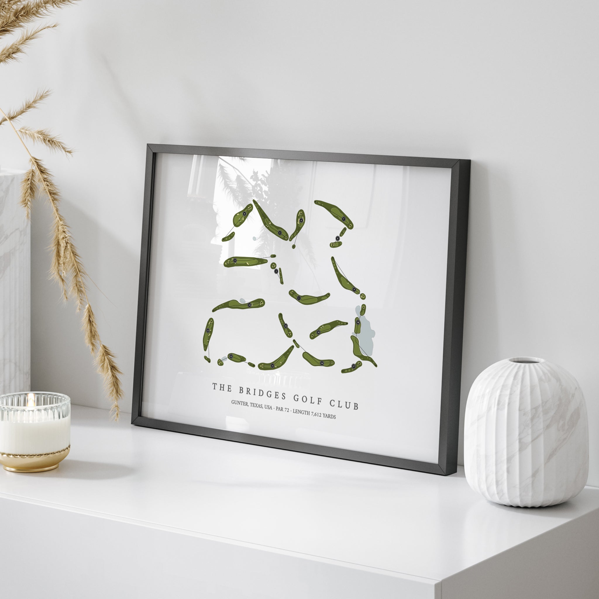The Bridges Golf Club | Golf Course Map | On Table