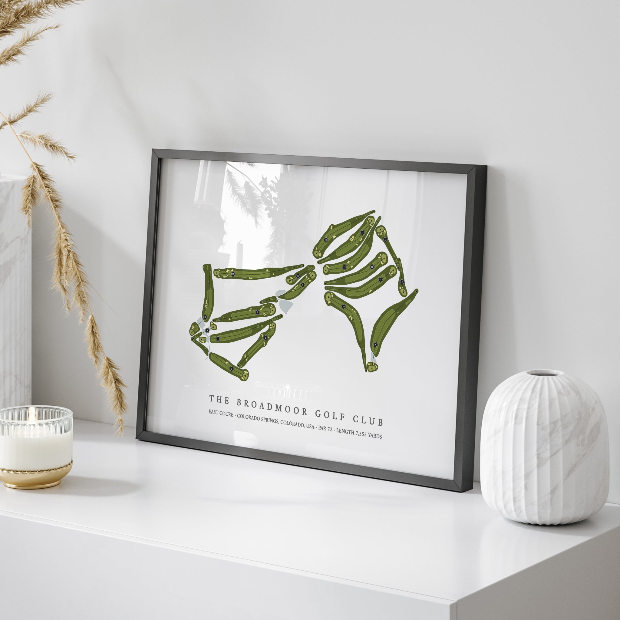 The Broadmoor Golf Club - East Course | Golf Course Map | On+Table