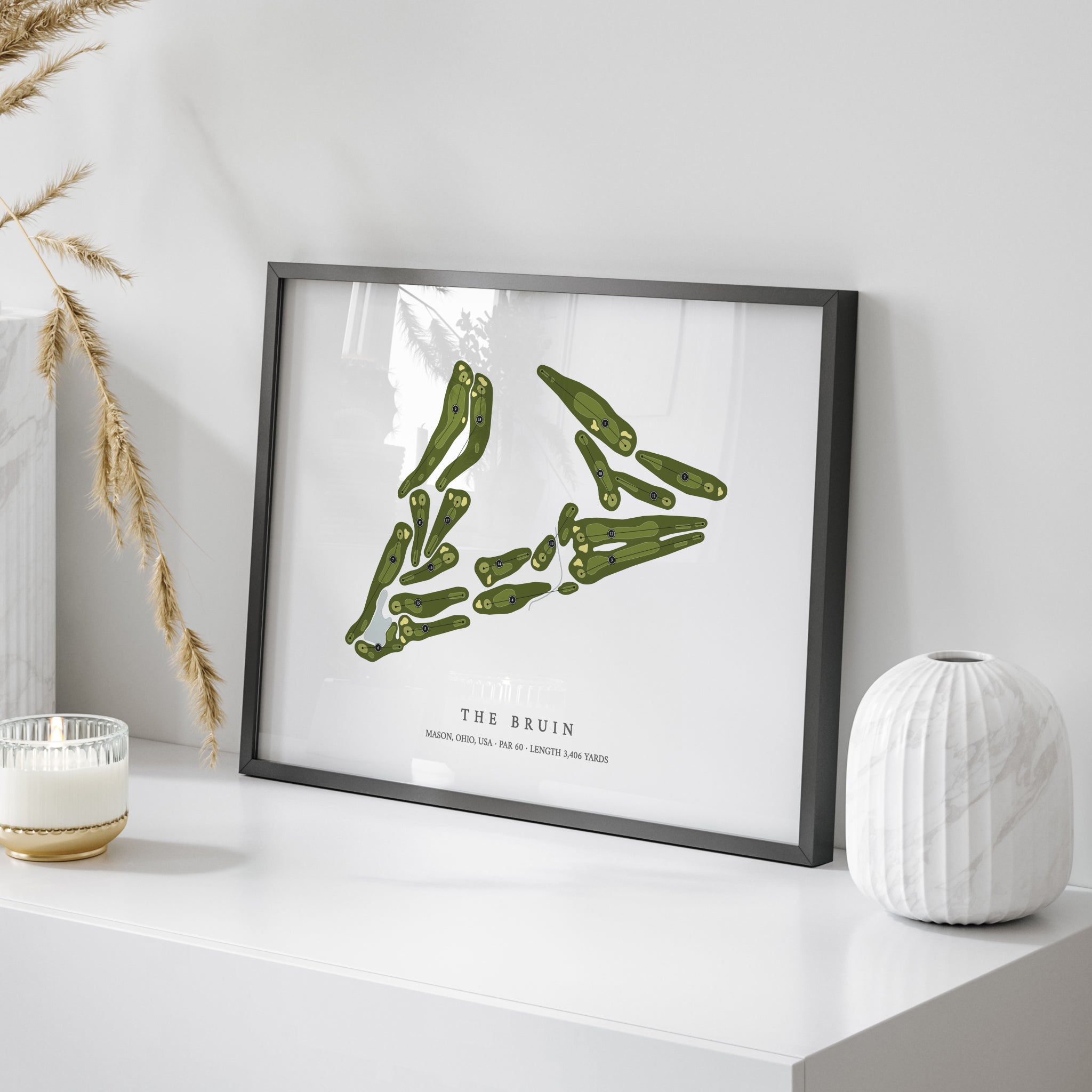 The Bruin | Golf Course Map | On Table
