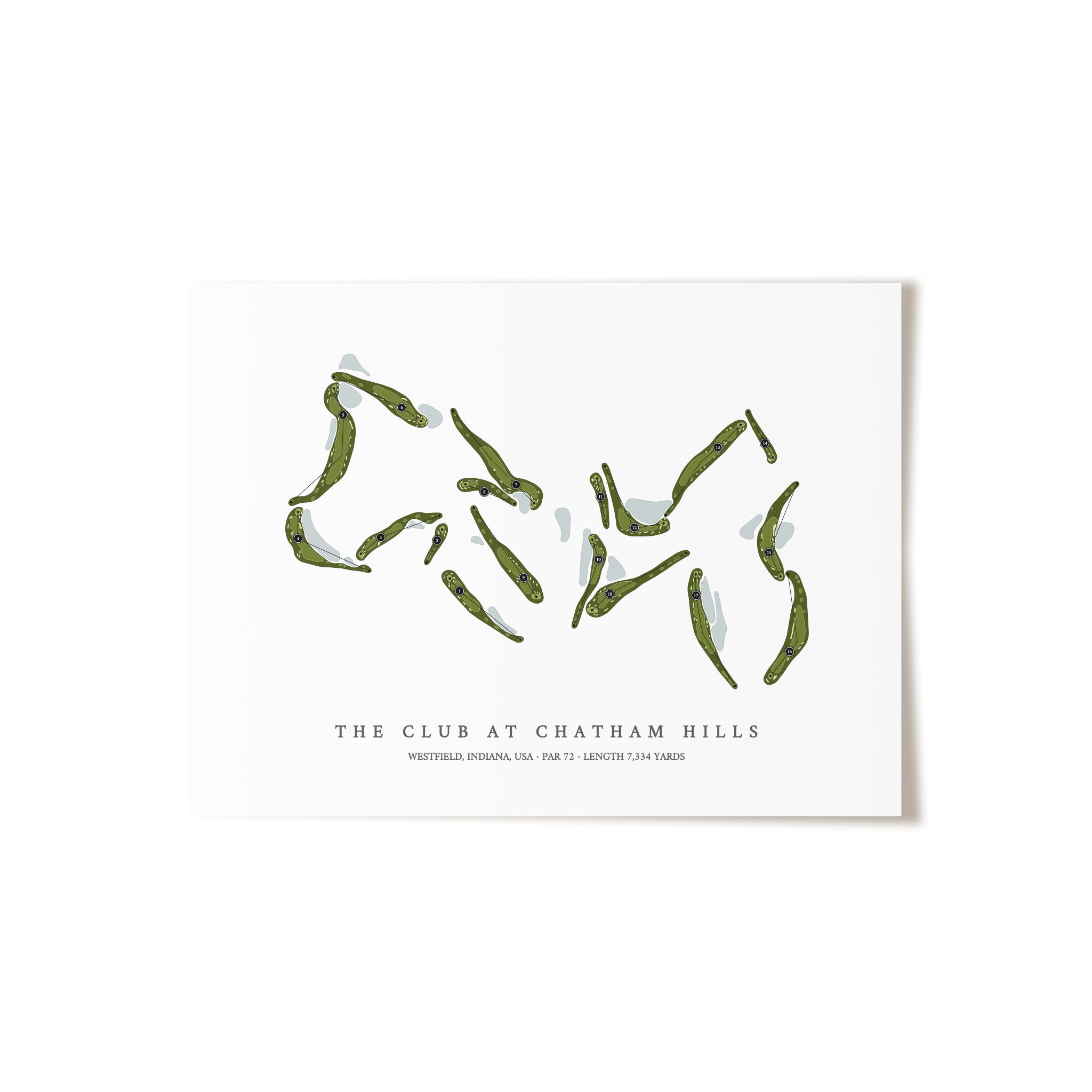 The Club At Chatham Hills | Golf Course Print | Unframed