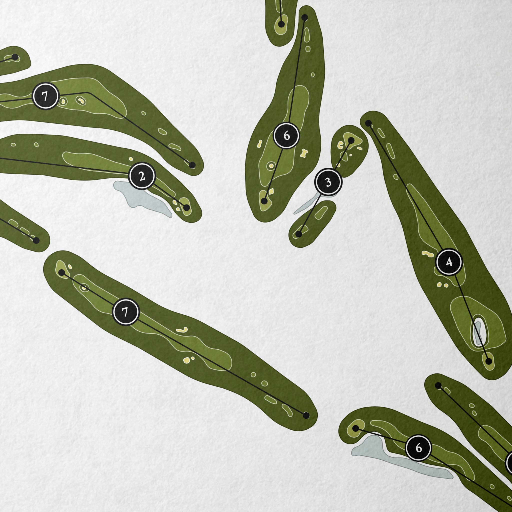 The Club At Comanche Trace | Golf Course Print | Close+Up