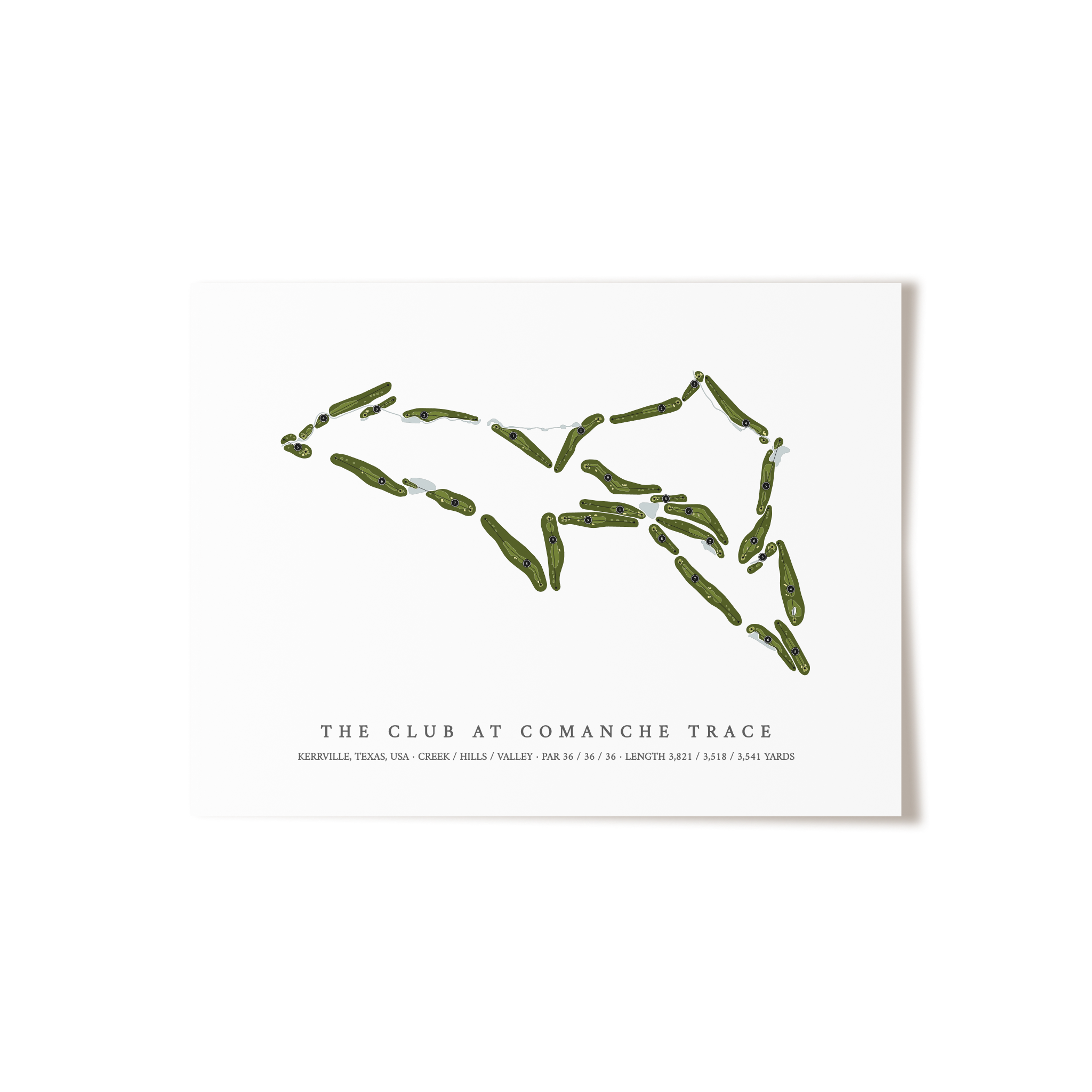 The Club At Comanche Trace | Golf Course Print | Unframed