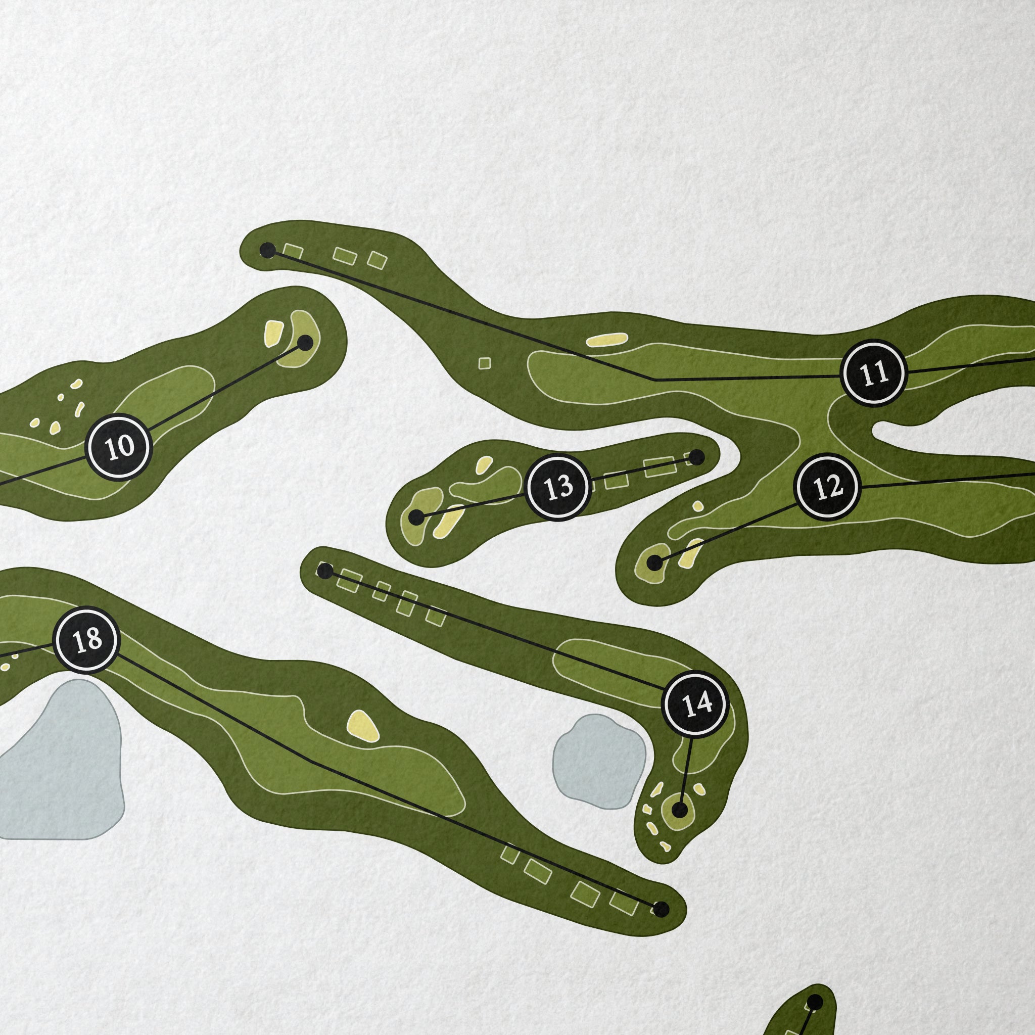 The Club At Olde Stone | Golf Course Print | Close+Up