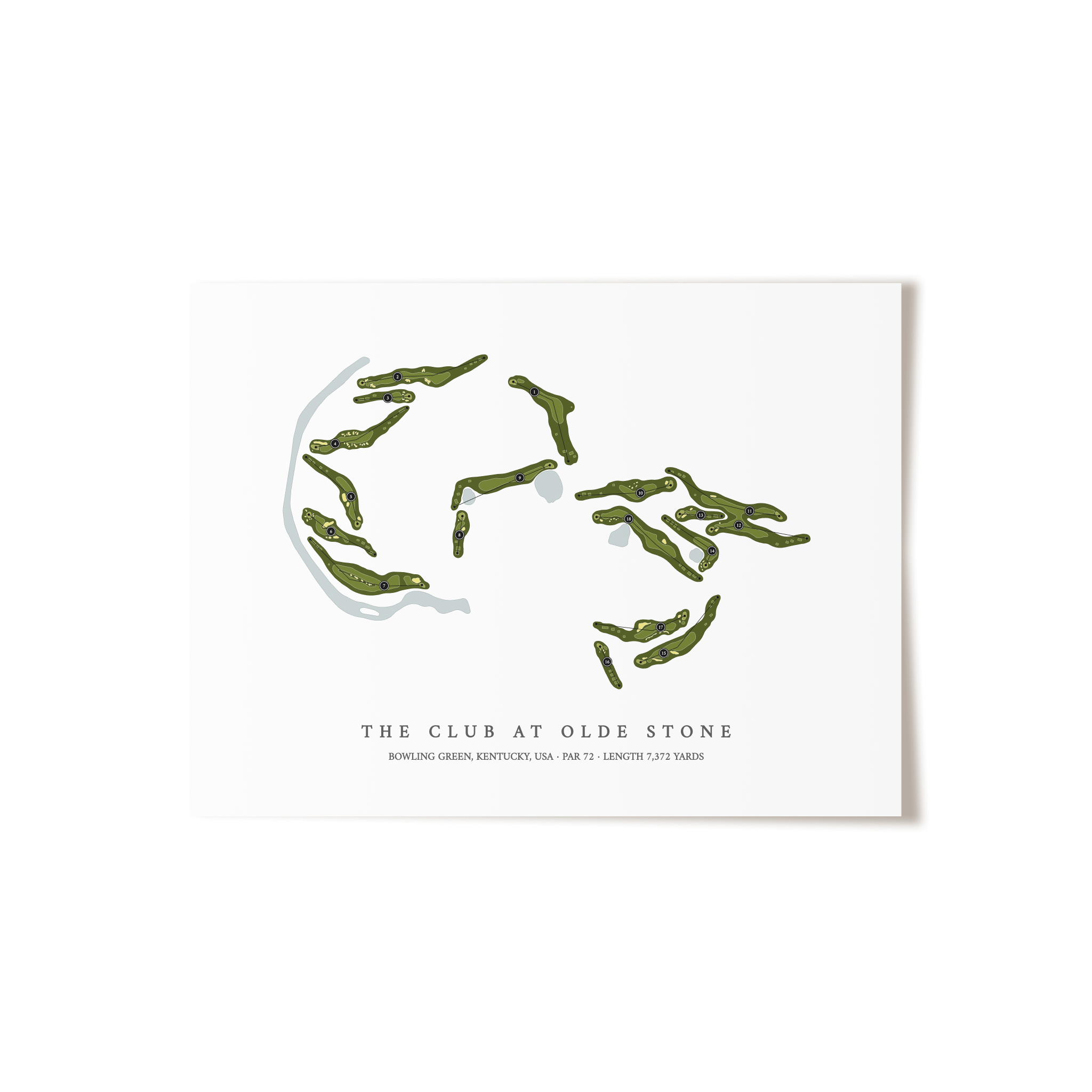The Club At Olde Stone | Golf Course Print | Unframed