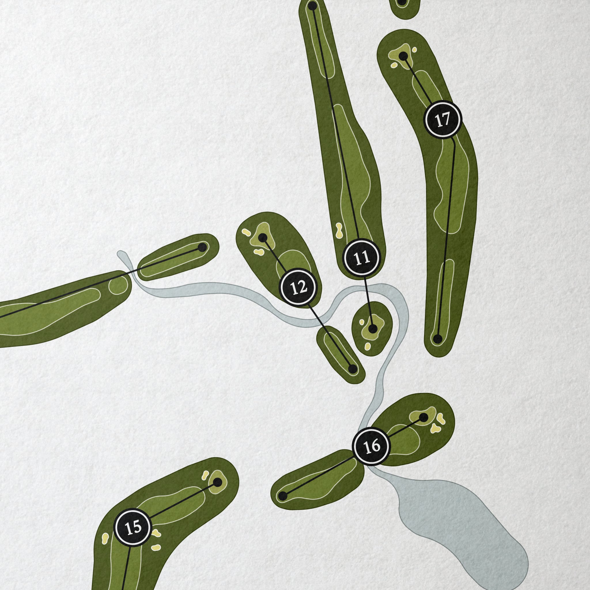 The Club at Forest Ridge | Golf Course Map | Close+Up