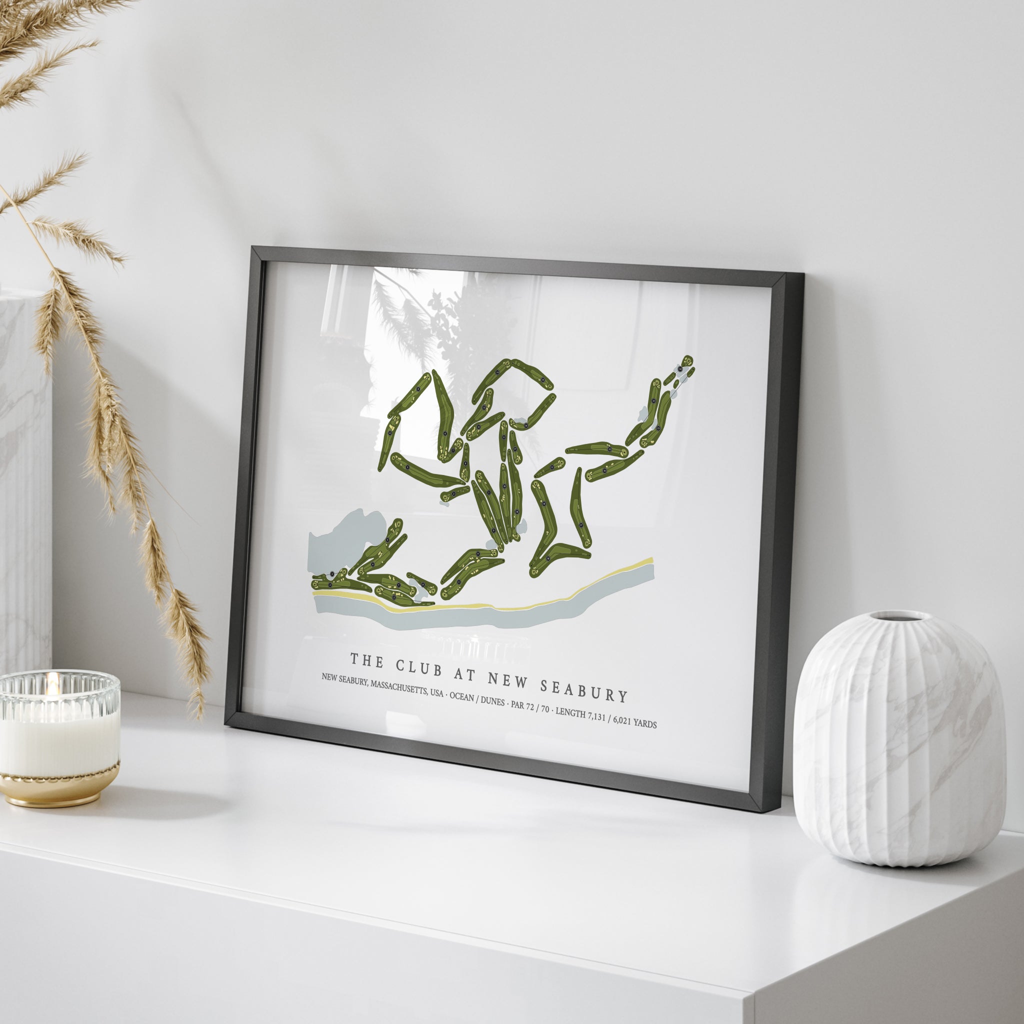 The Club at New Seabury | Golf Course Print | On Table