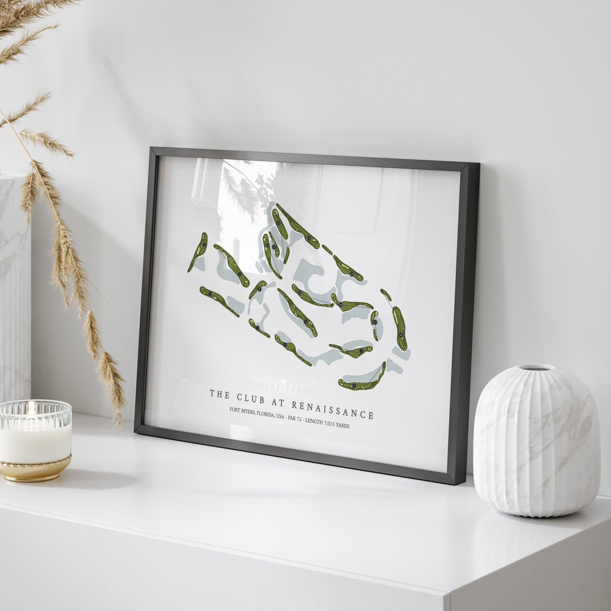 The Club at Renaissance | Golf Course Map | On Table