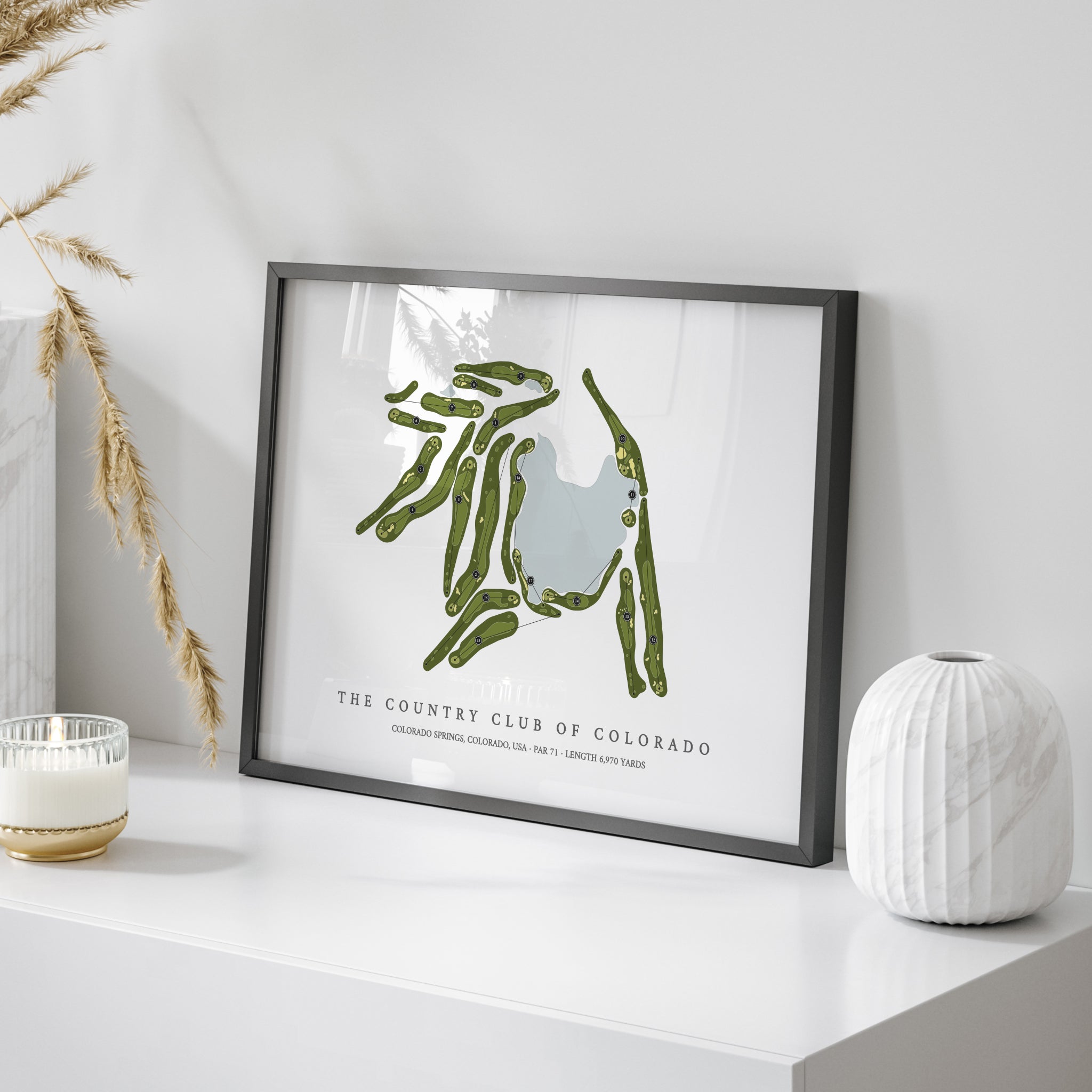 The Country Club of Colorado | Golf Course Map | On Table