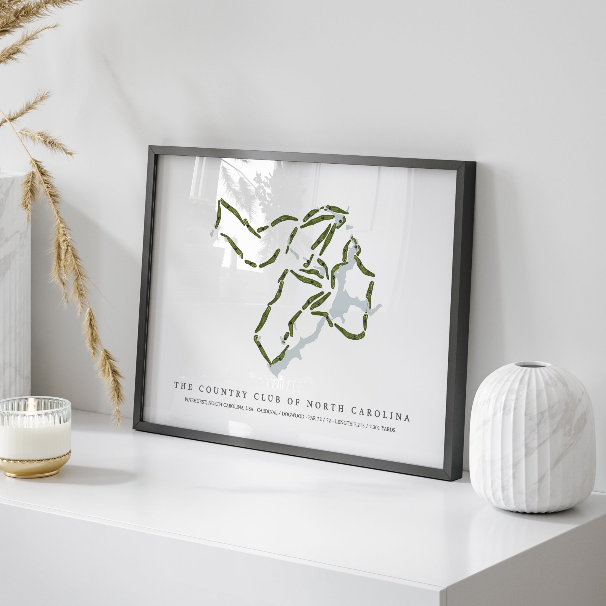 The Country Club of North Carolina | Golf Course Print | On+Table