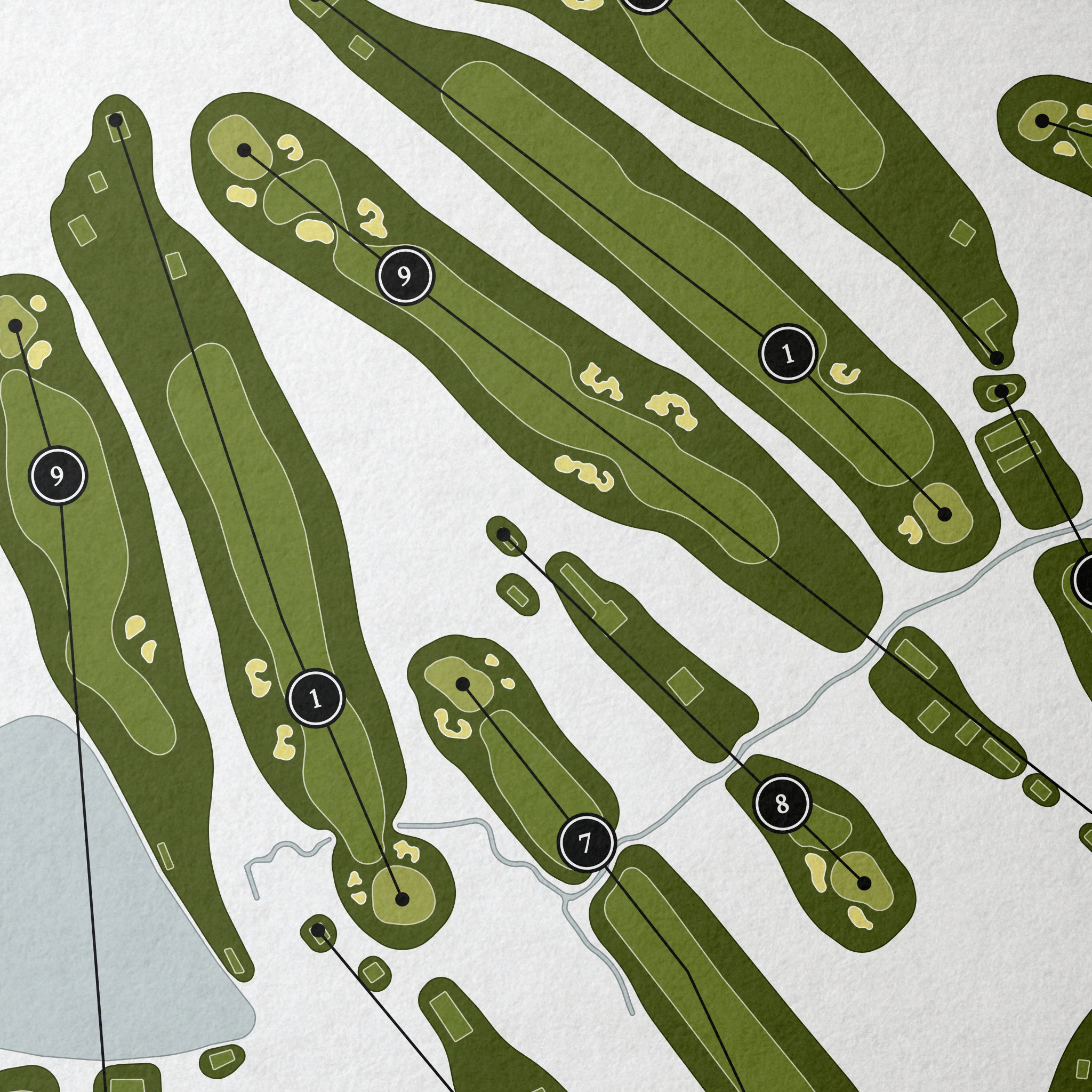 The Country Club of Scranton | Golf Course Map | Close+Up