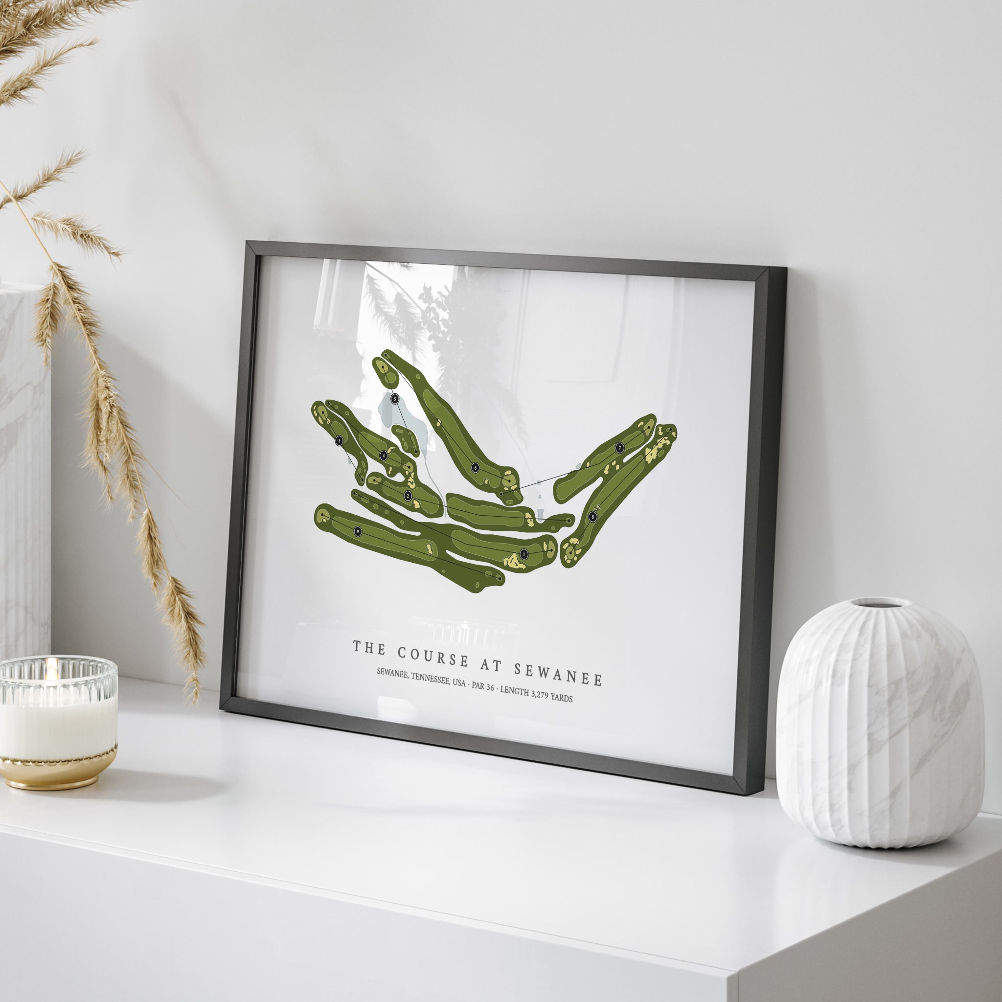 The Course at Sewanee | Golf Course Map | On+Table