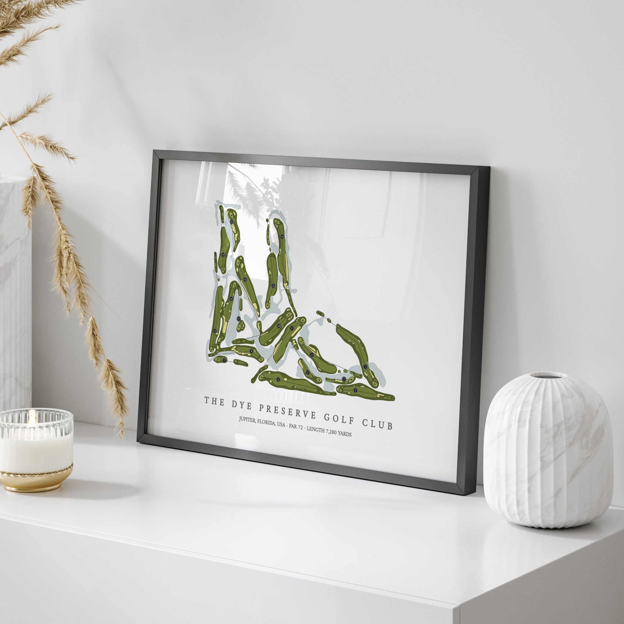 The Dye Preserve Golf Club | Golf Course Map | On Table