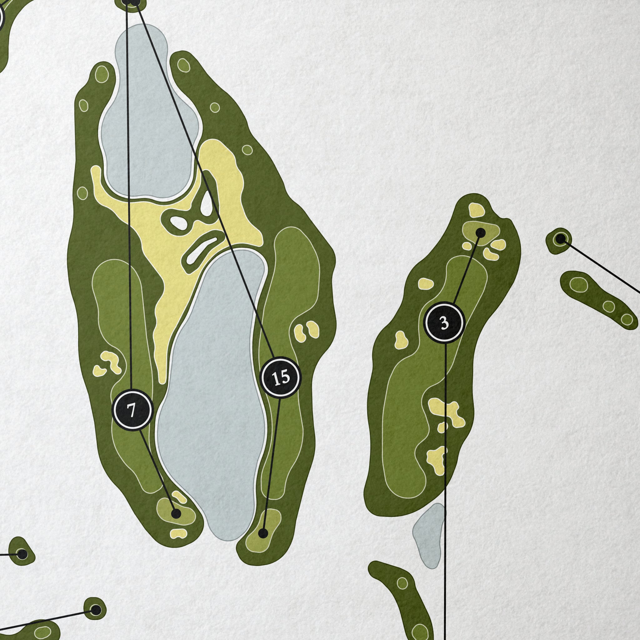 The Els Club | Golf Course Map | Close+Up