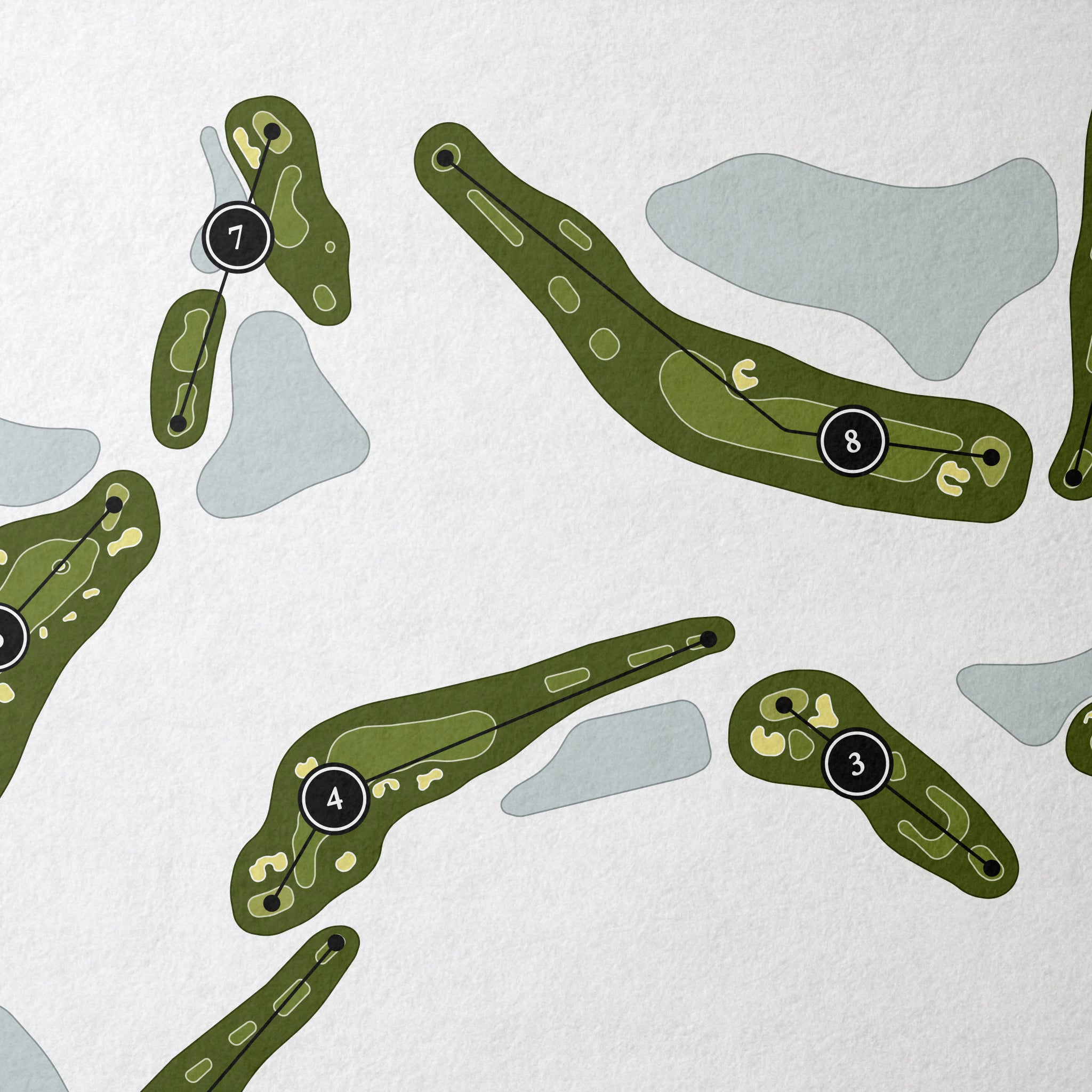 The Golf Club At South Hampton | Golf Course Map | Close+Up