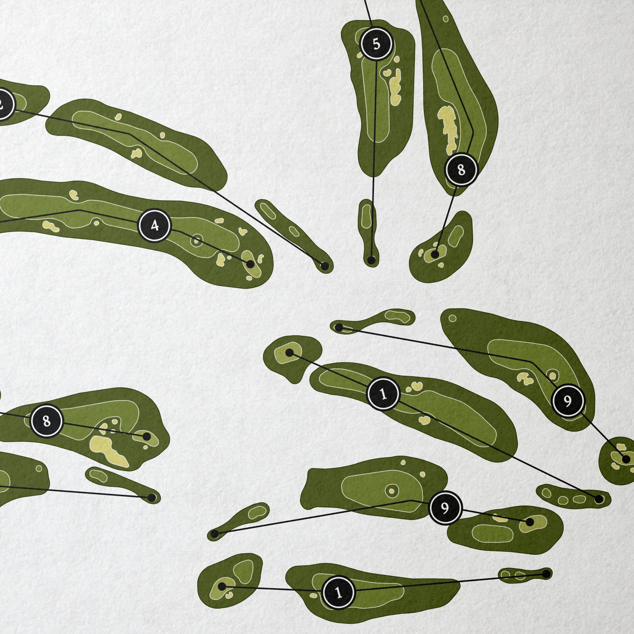 The Golf Club at Dove Mountain | Golf Course Print | Close Up