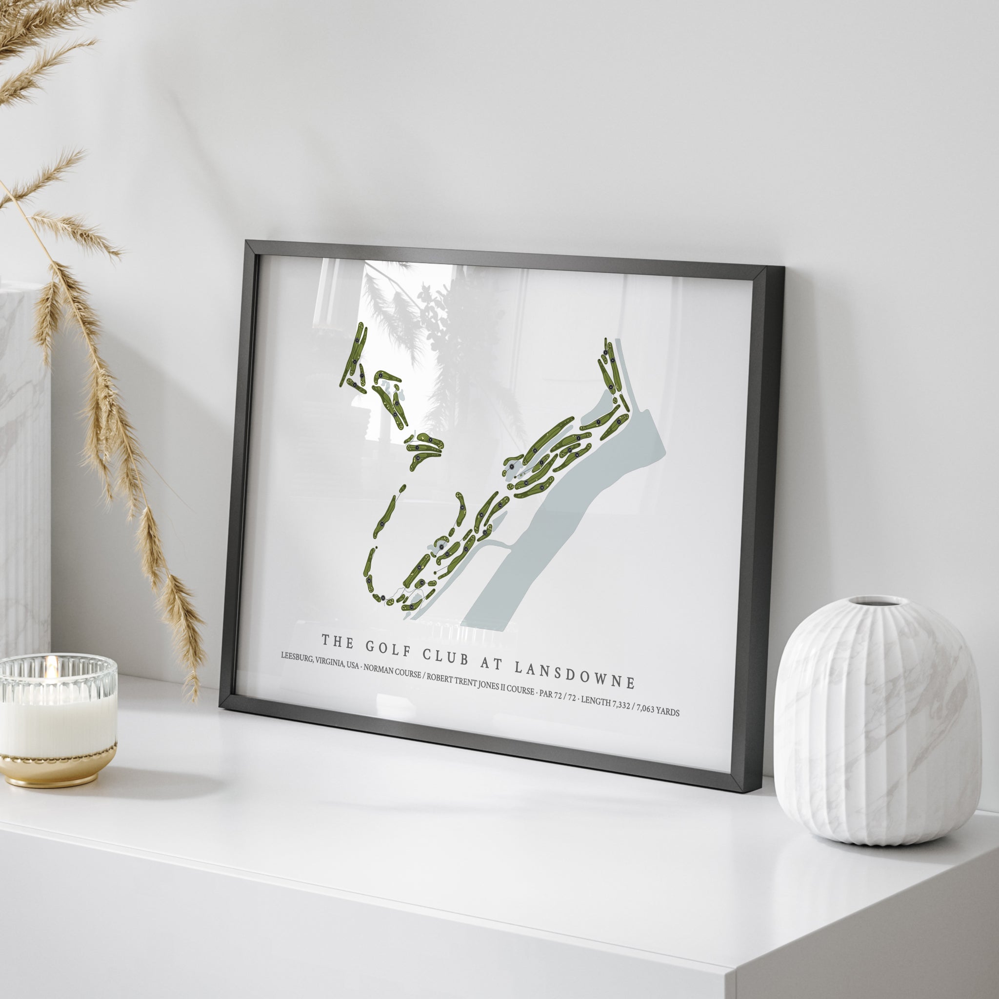 The Golf Club at Lansdowne | Golf Course Map | On Table